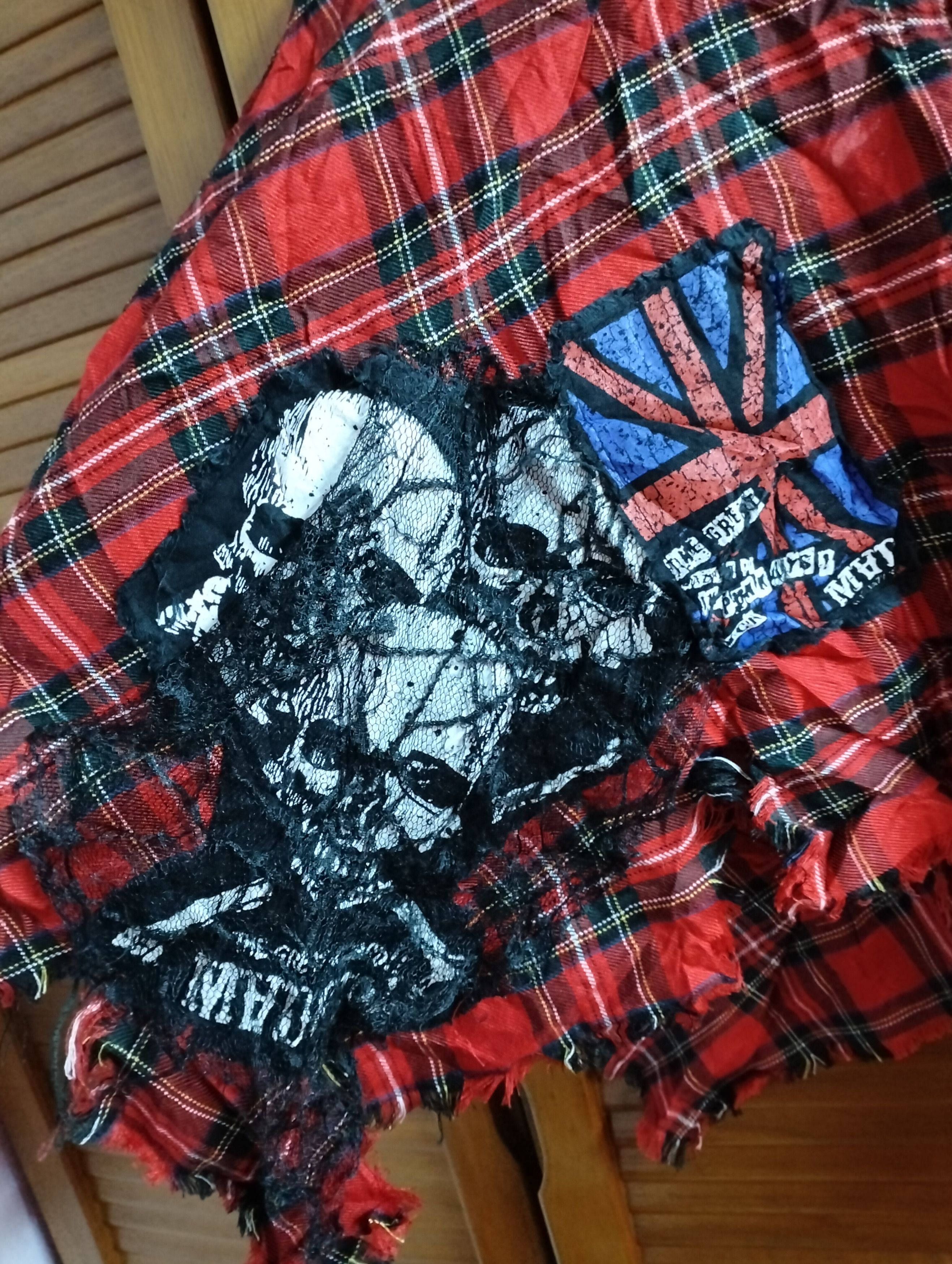 Seditionaries RARE🔥 MAD PUNK Mini Skirt Patch Zipper Design Size 27" / US 4 / IT 40 - 5 Thumbnail