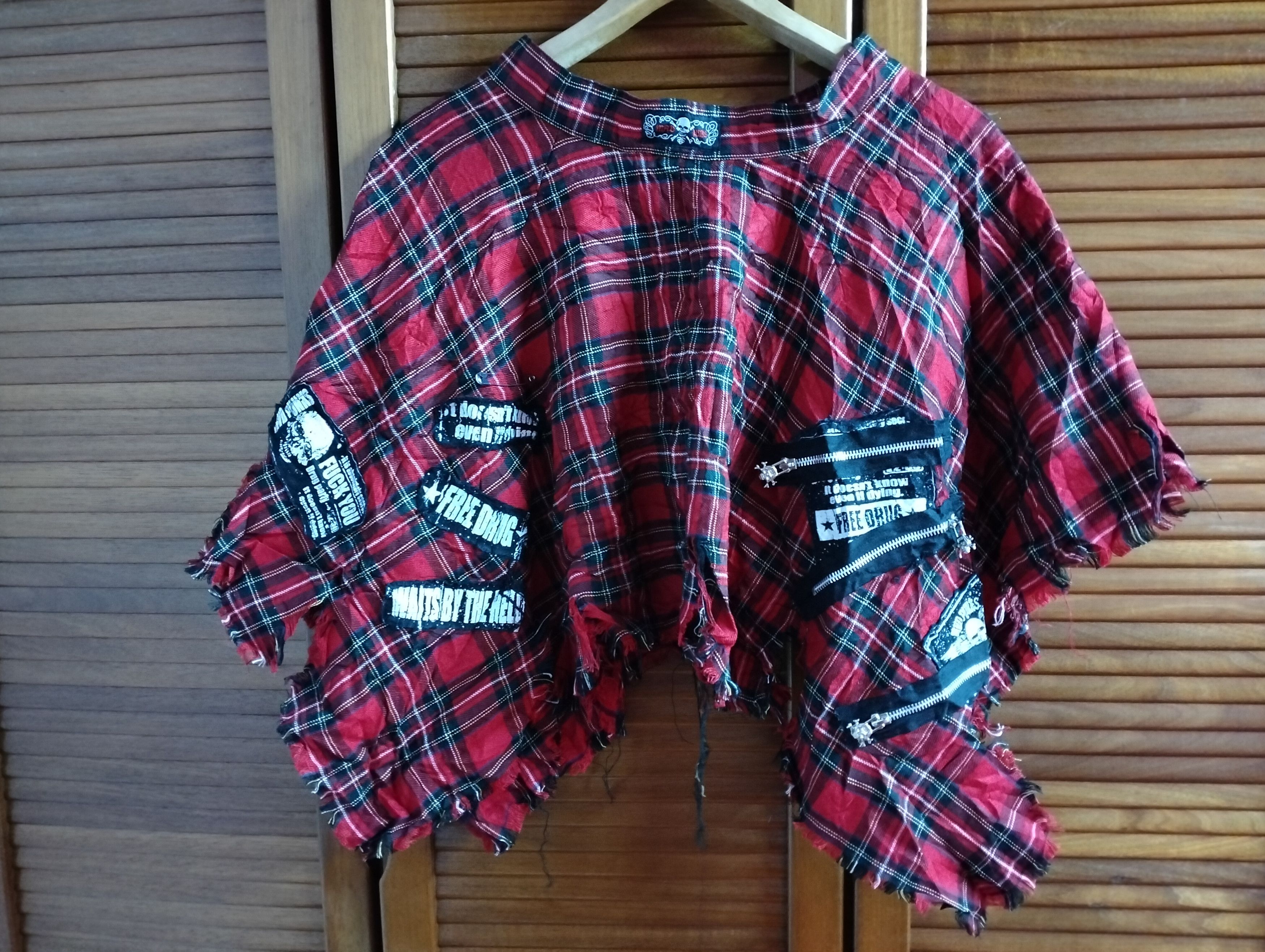 Seditionaries RARE🔥 MAD PUNK Mini Skirt Patch Zipper Design Size 27" / US 4 / IT 40 - 2 Thumbnail