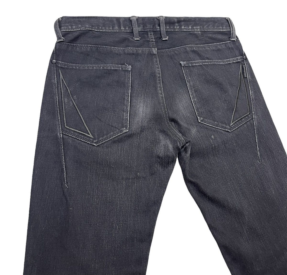 Neil Barrett Neil Barret Distressed Faded Black Denim Size US 32 / EU 48 - 6 Thumbnail