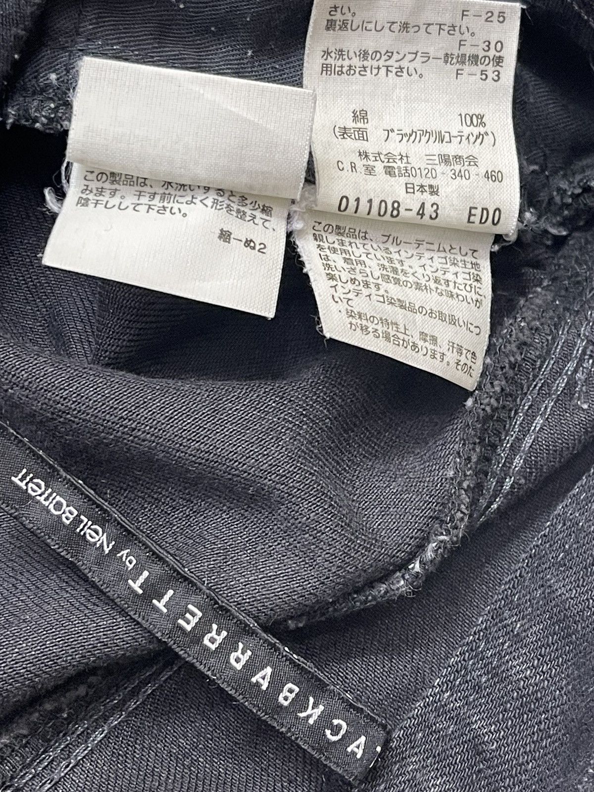 Neil Barrett Neil Barret Distressed Faded Black Denim Size US 32 / EU 48 - 12 Thumbnail