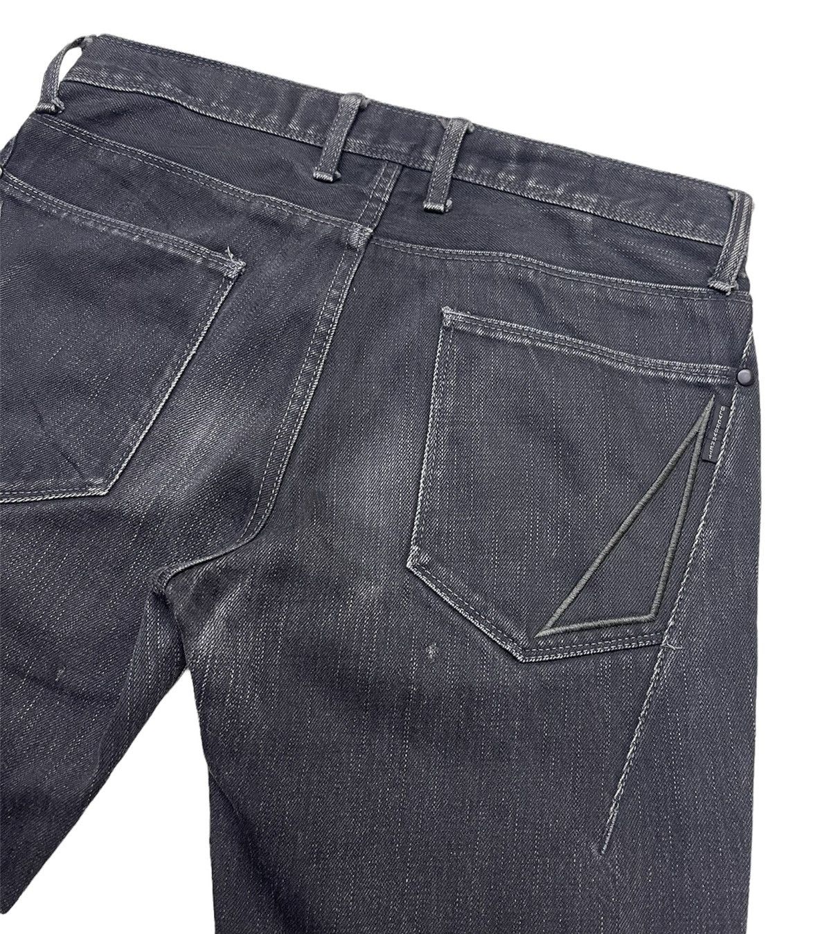 Neil Barrett Neil Barret Distressed Faded Black Denim Size US 32 / EU 48 - 7 Thumbnail
