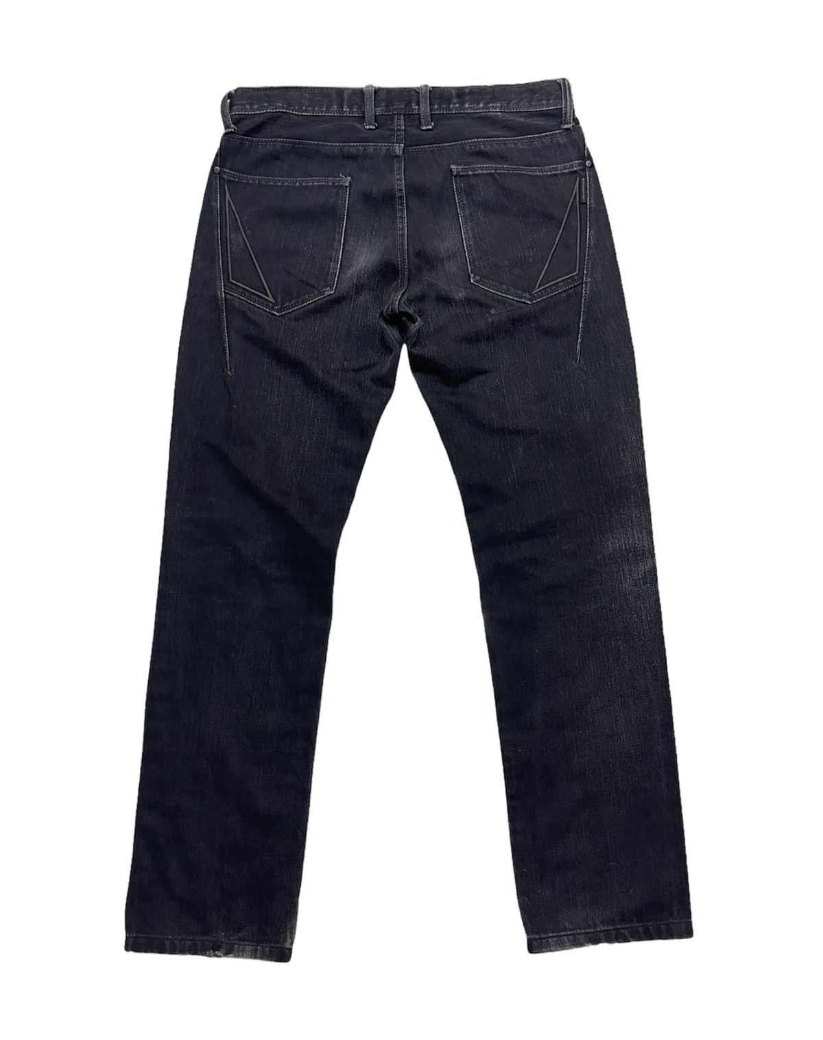 Neil Barrett Neil Barret Distressed Faded Black Denim Size US 32 / EU 48 - 2 Thumbnail