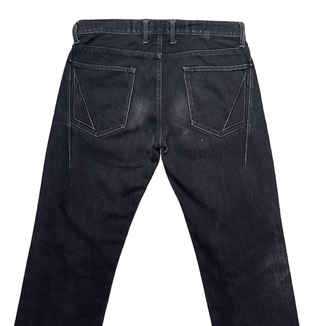 Neil Barrett Neil Barret Distressed Faded Black Denim Size US 32 / EU 48 - 3 Thumbnail
