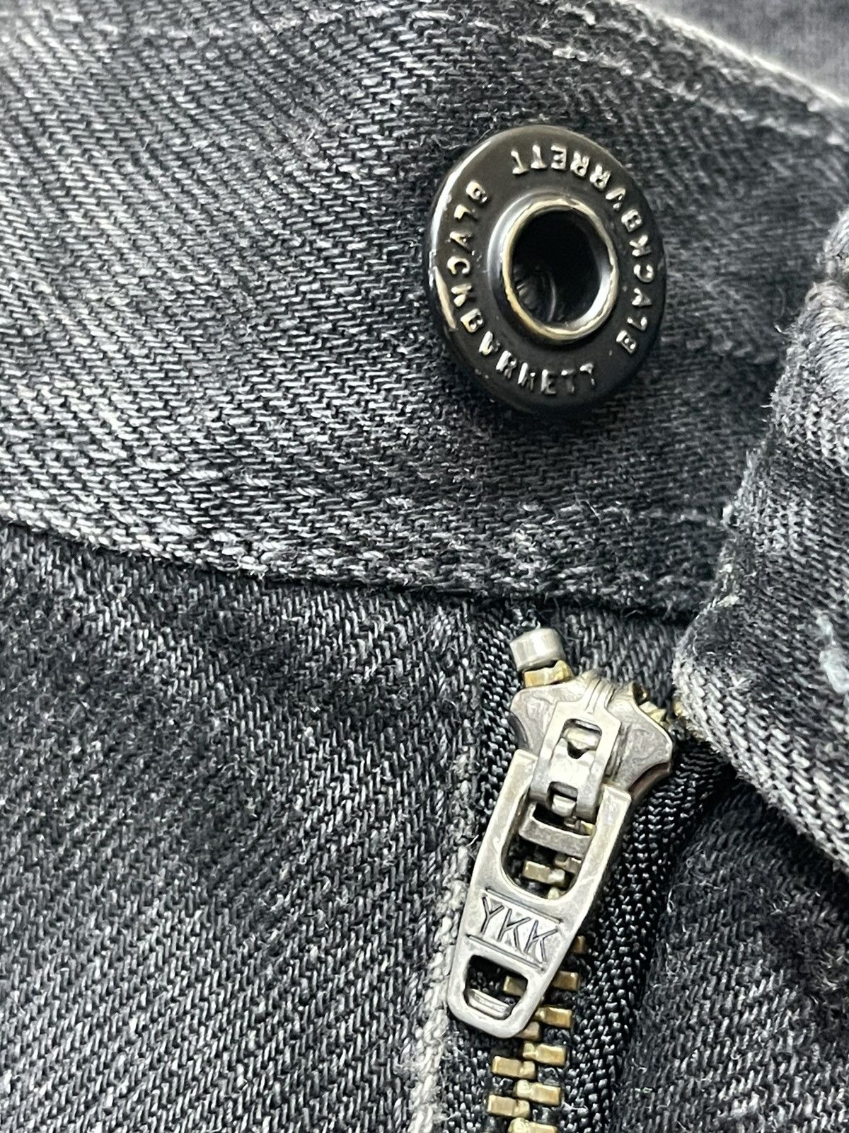 Neil Barrett Neil Barret Distressed Faded Black Denim Size US 32 / EU 48 - 9 Thumbnail