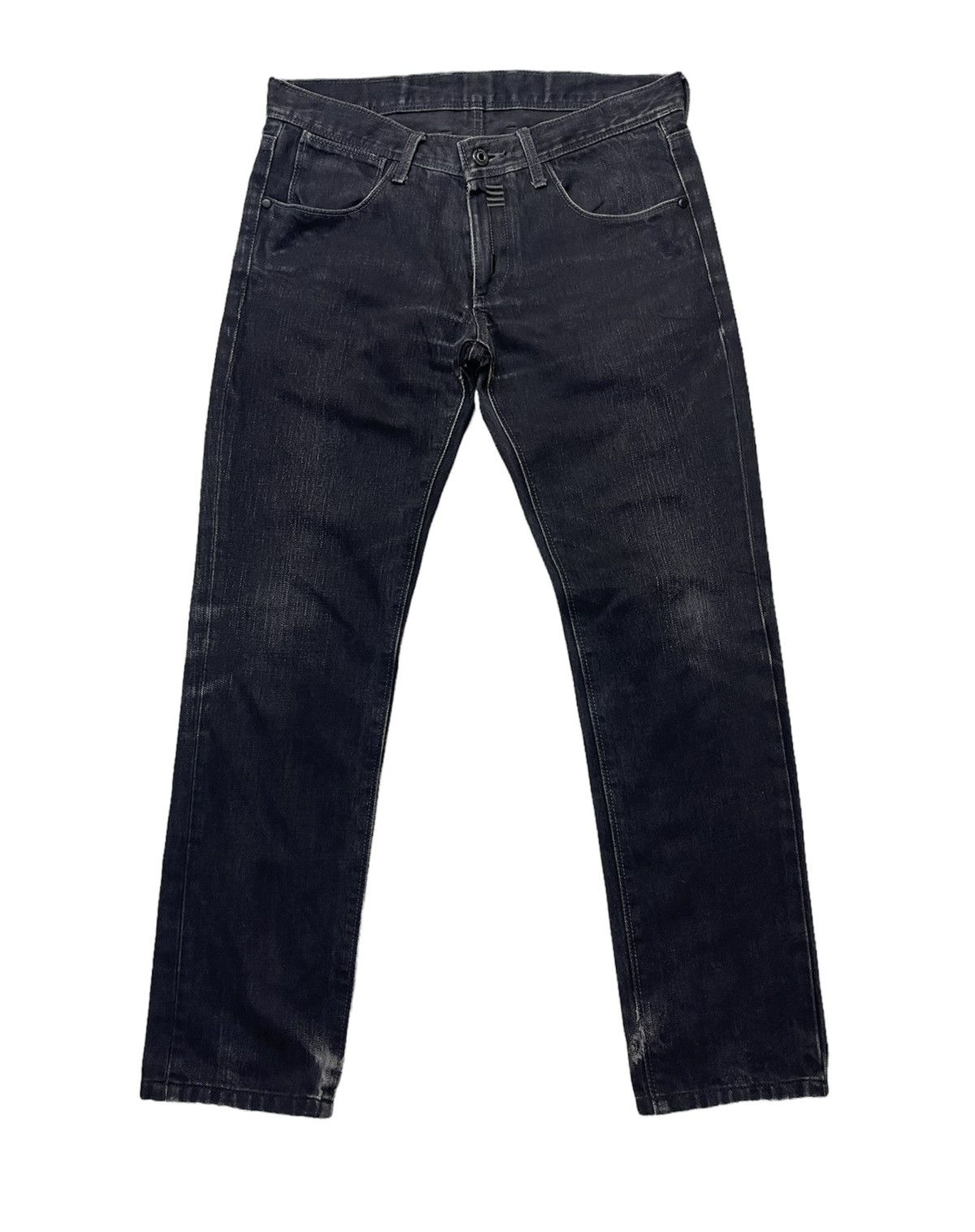 Neil Barrett Neil Barret Distressed Faded Black Denim Size US 32 / EU 48 - 1 Thumbnail