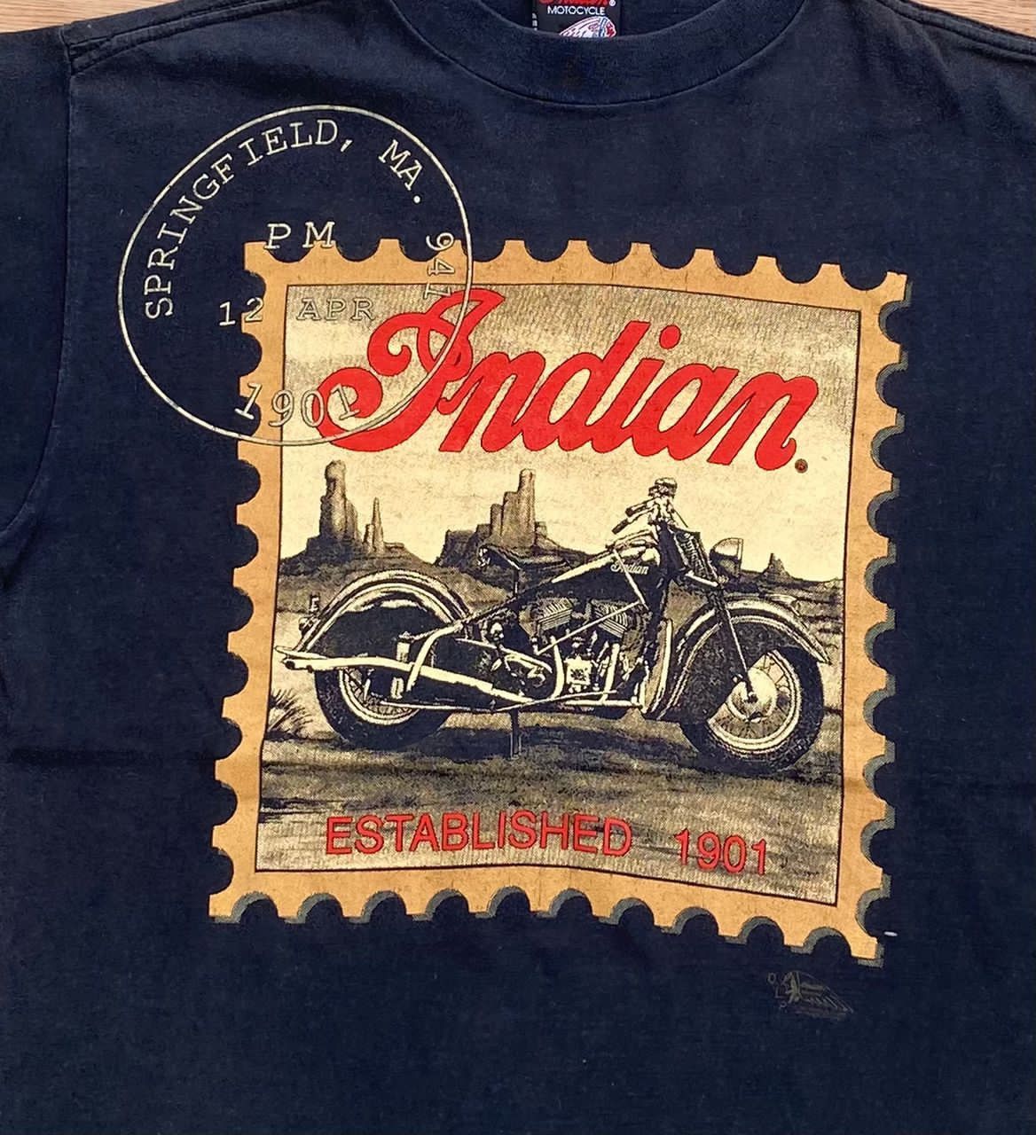 Indian Motorcycle × Vintage vintage tee D - 21 Indian Motorcycle Size US L / EU 52-54 / 3 - 2 Thumbnail