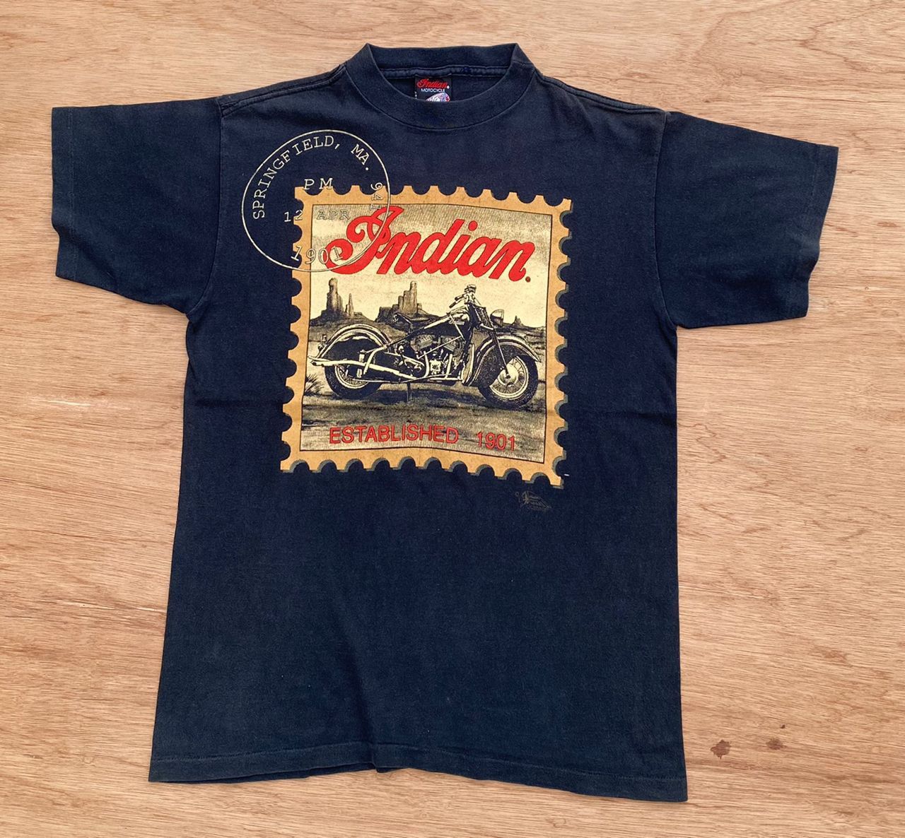 Indian Motorcycle × Vintage vintage tee D - 21 Indian Motorcycle Size US L / EU 52-54 / 3 - 1 Thumbnail