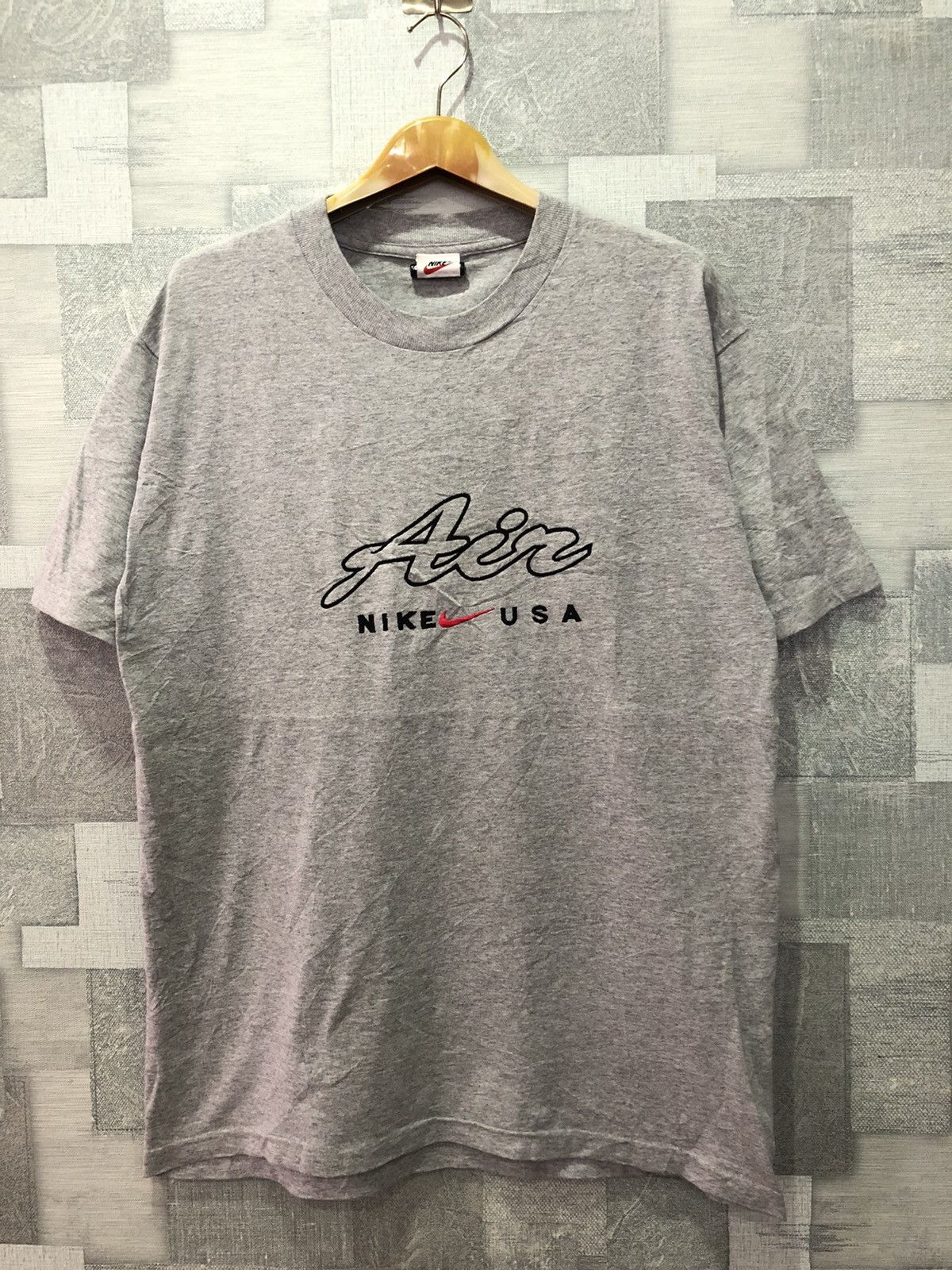 Nike × Vintage Nike AIR spell out big logo Size US L / EU 52-54 / 3 - 1 Thumbnail
