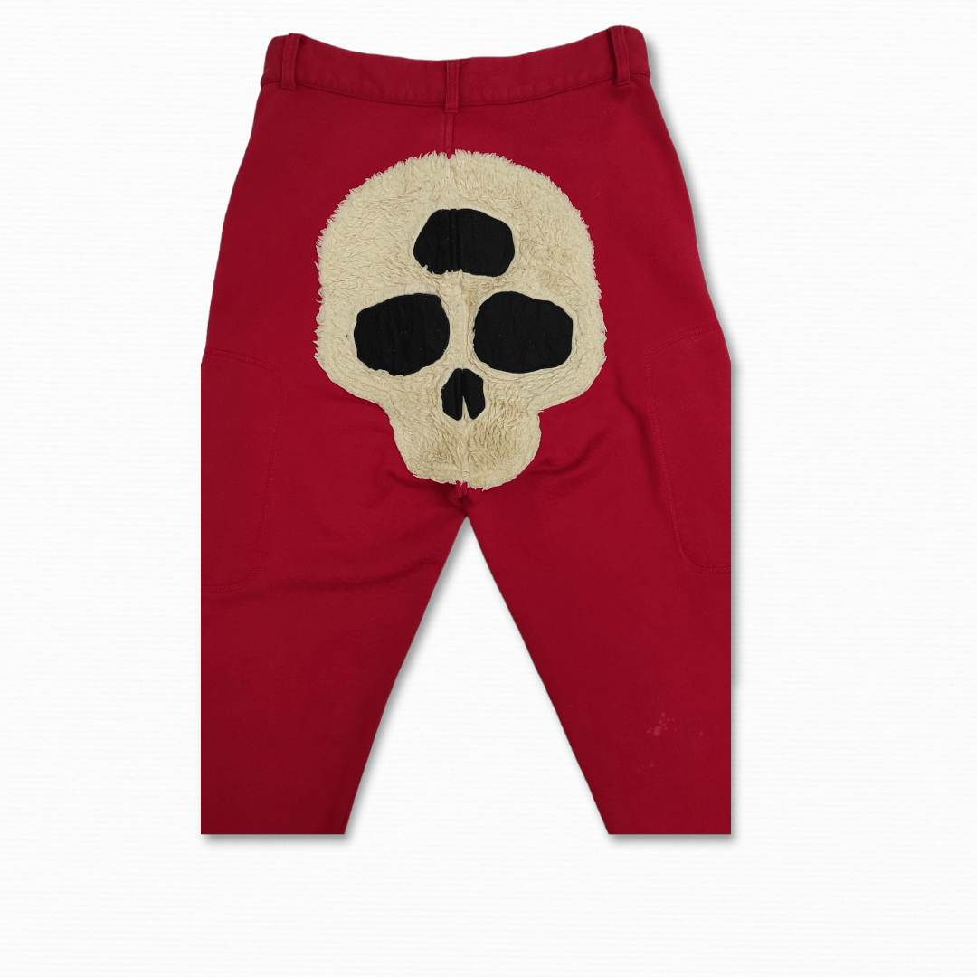 Japanese Brand BACK IN BLACK BY DEVIL NUT UNDER RED FLAG Utility Sweats Size US 30 / EU 46 - 12 Thumbnail