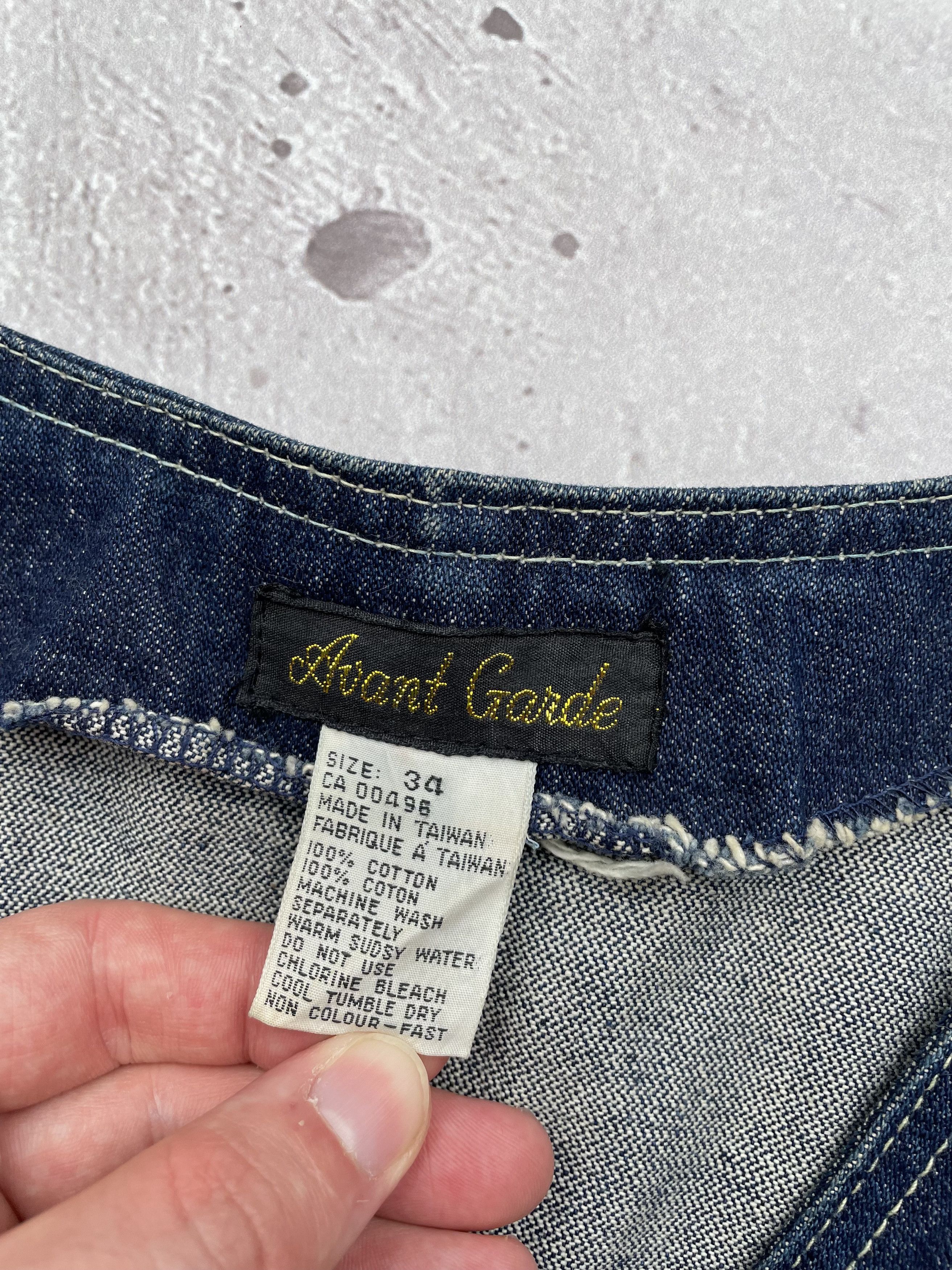 If Six Was Nine × Japanese Brand × Vintage Vintage Denim Vest Size US M / EU 48-50 / 2 - 4 Thumbnail