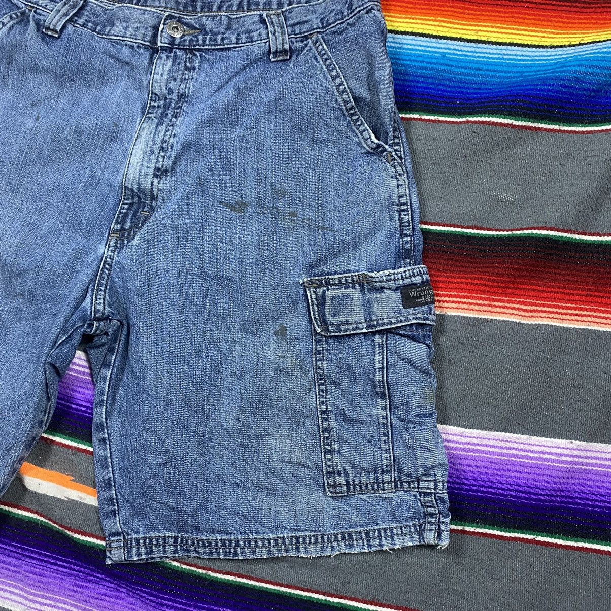 Vintage Vintage Wrangler Cargo Short Denim Size US 36 / EU 52 - 2 Thumbnail
