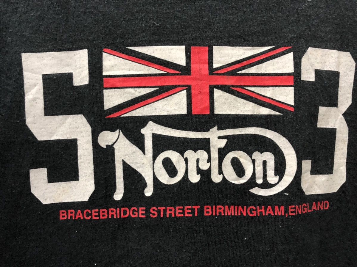 Indian Motorcycle × Norton Vintage NORTON long sleeve tshirt Made in Japan Size US M / EU 48-50 / 2 - 4 Thumbnail