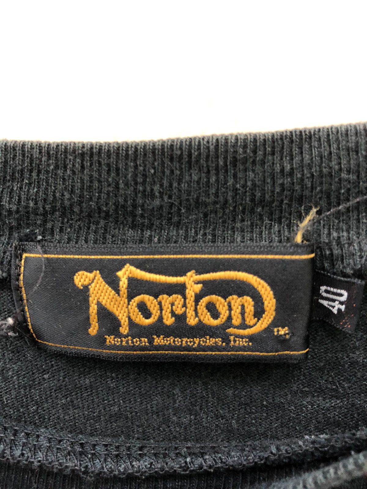 Indian Motorcycle × Norton Vintage NORTON long sleeve tshirt Made in Japan Size US M / EU 48-50 / 2 - 5 Thumbnail