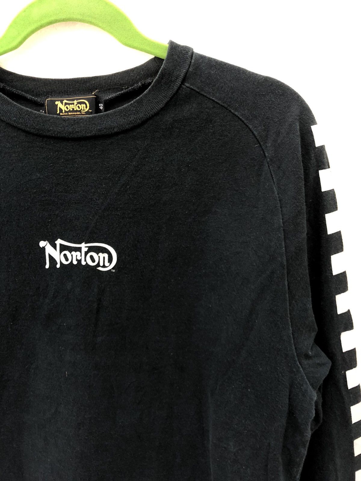 Indian Motorcycle × Norton Vintage NORTON long sleeve tshirt Made in Japan Size US M / EU 48-50 / 2 - 7 Thumbnail