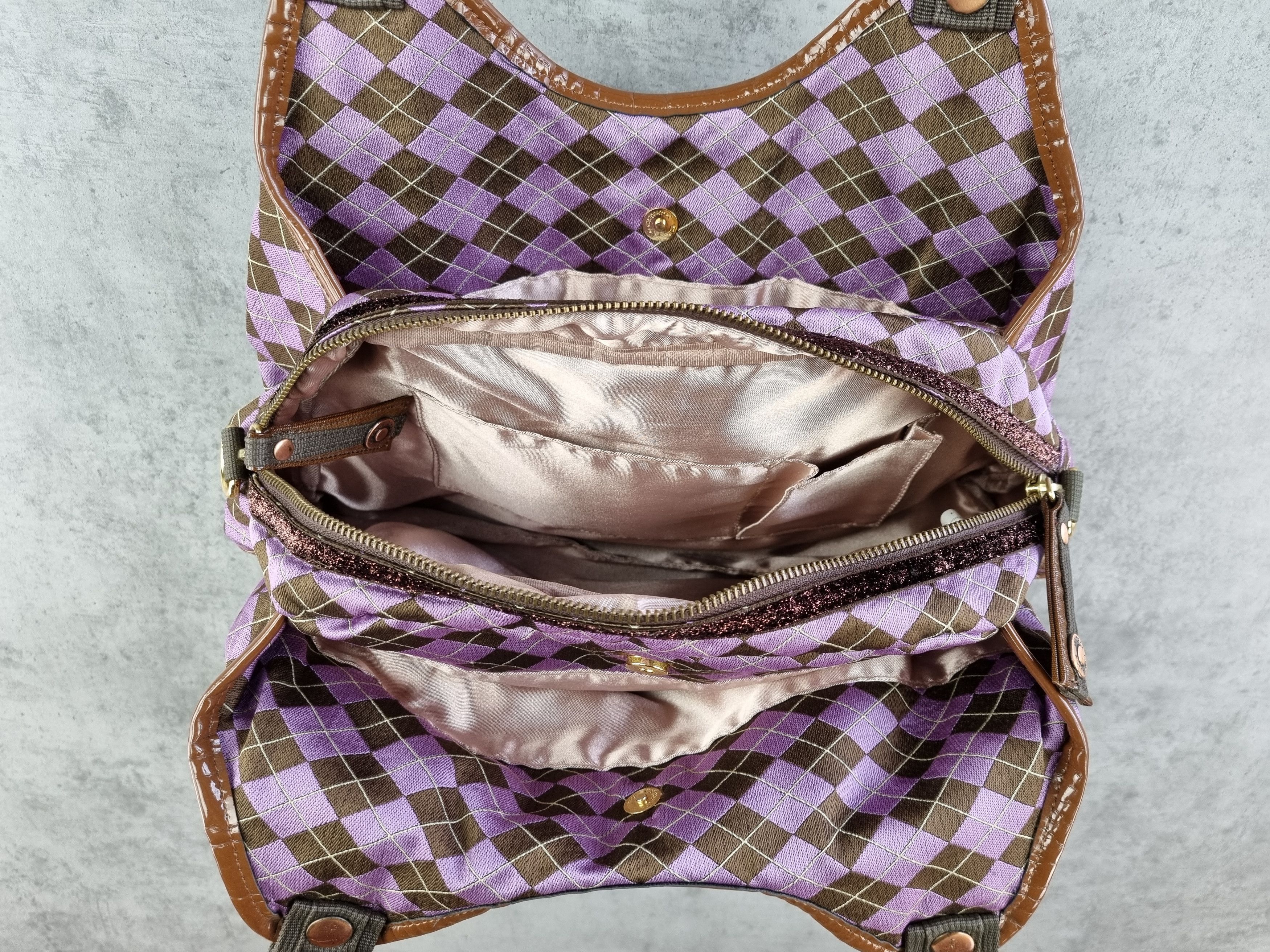 Japanese Brand × Seditionaries × Vintage Rare GG & L George Gina and Lucy Bag Diamond Punk Pattern Size ONE SIZE - 10 Thumbnail
