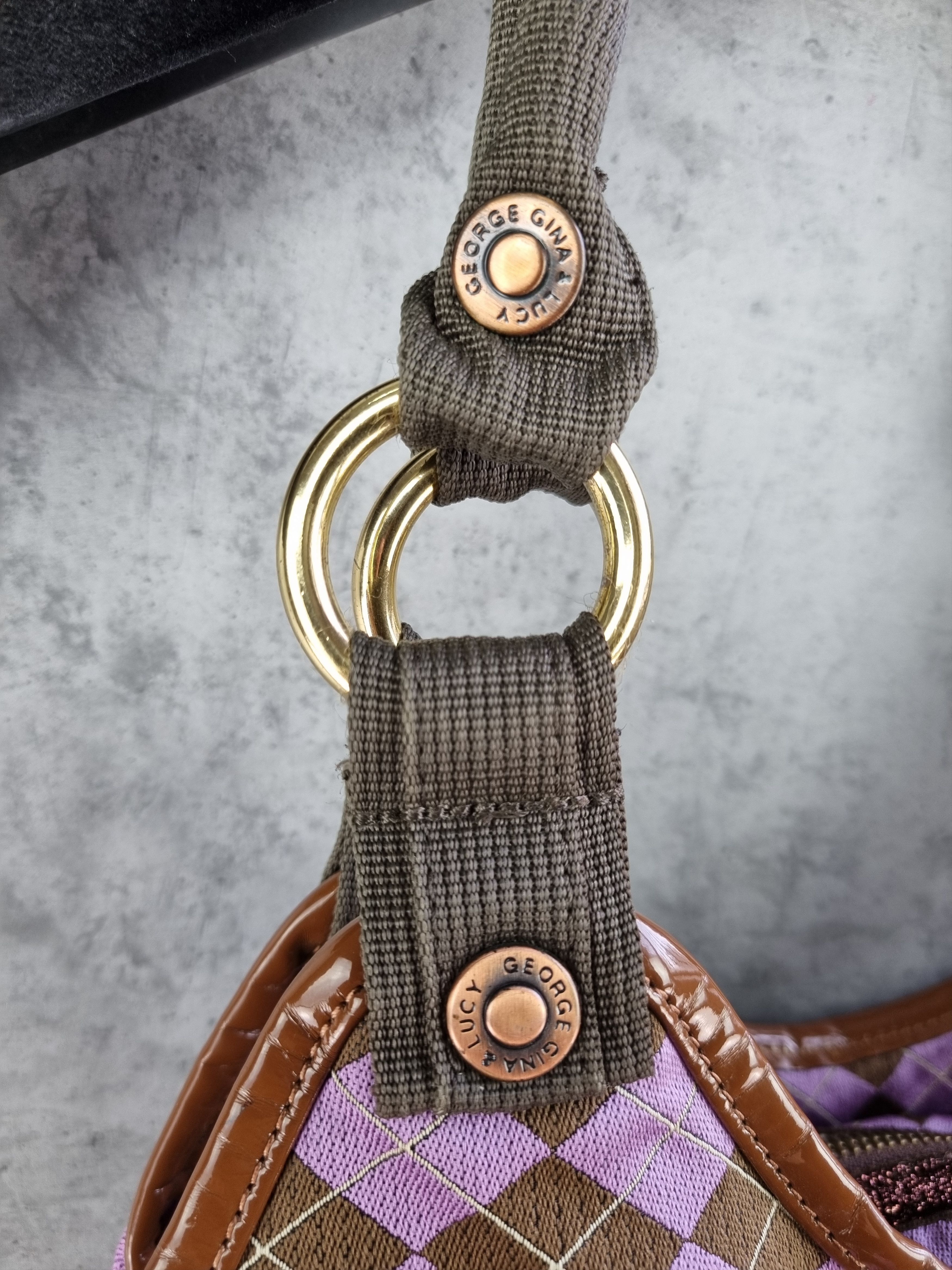 Japanese Brand × Seditionaries × Vintage Rare GG & L George Gina and Lucy Bag Diamond Punk Pattern Size ONE SIZE - 14 Thumbnail