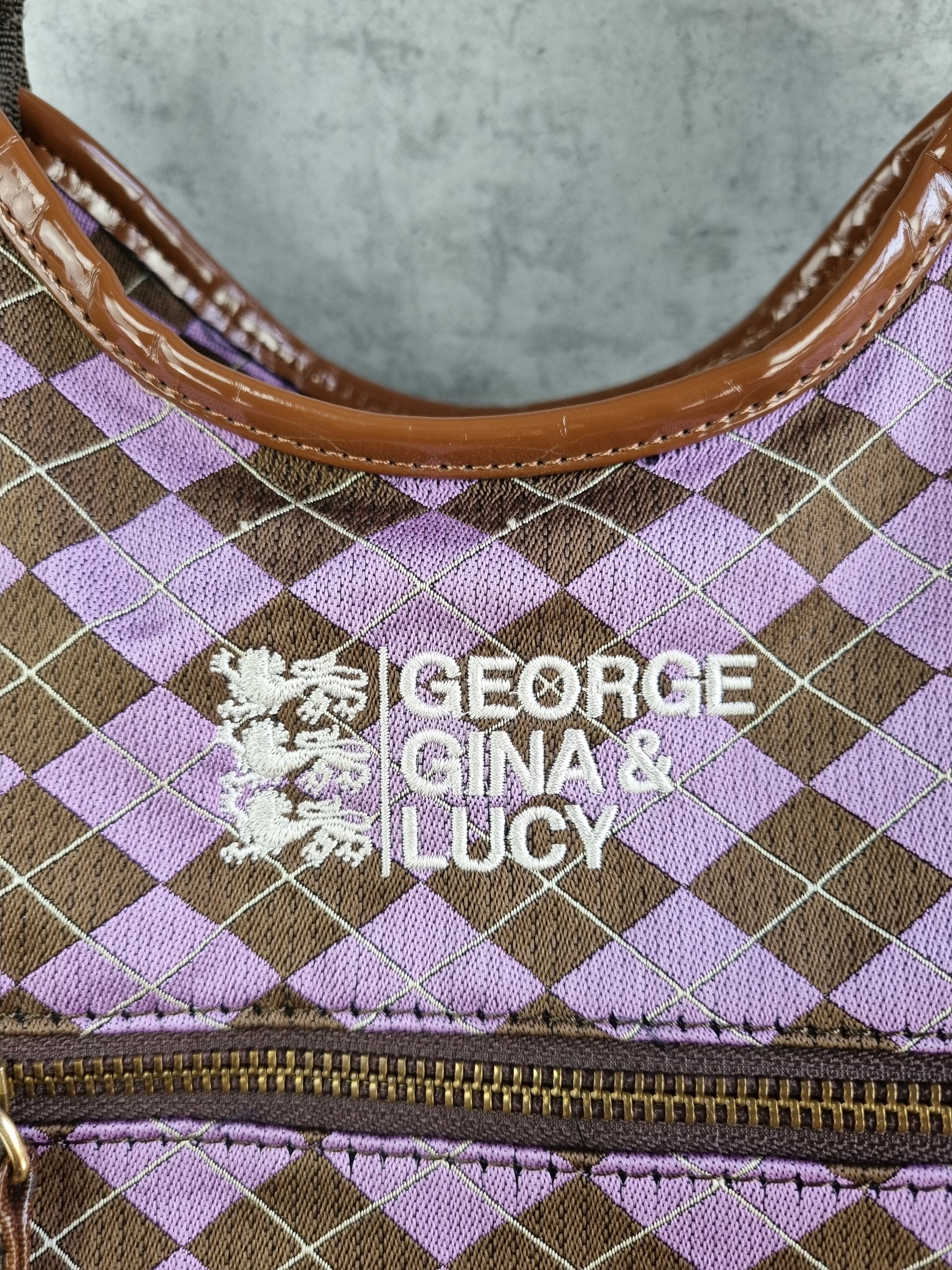 Japanese Brand × Seditionaries × Vintage Rare GG & L George Gina and Lucy Bag Diamond Punk Pattern Size ONE SIZE - 5 Thumbnail