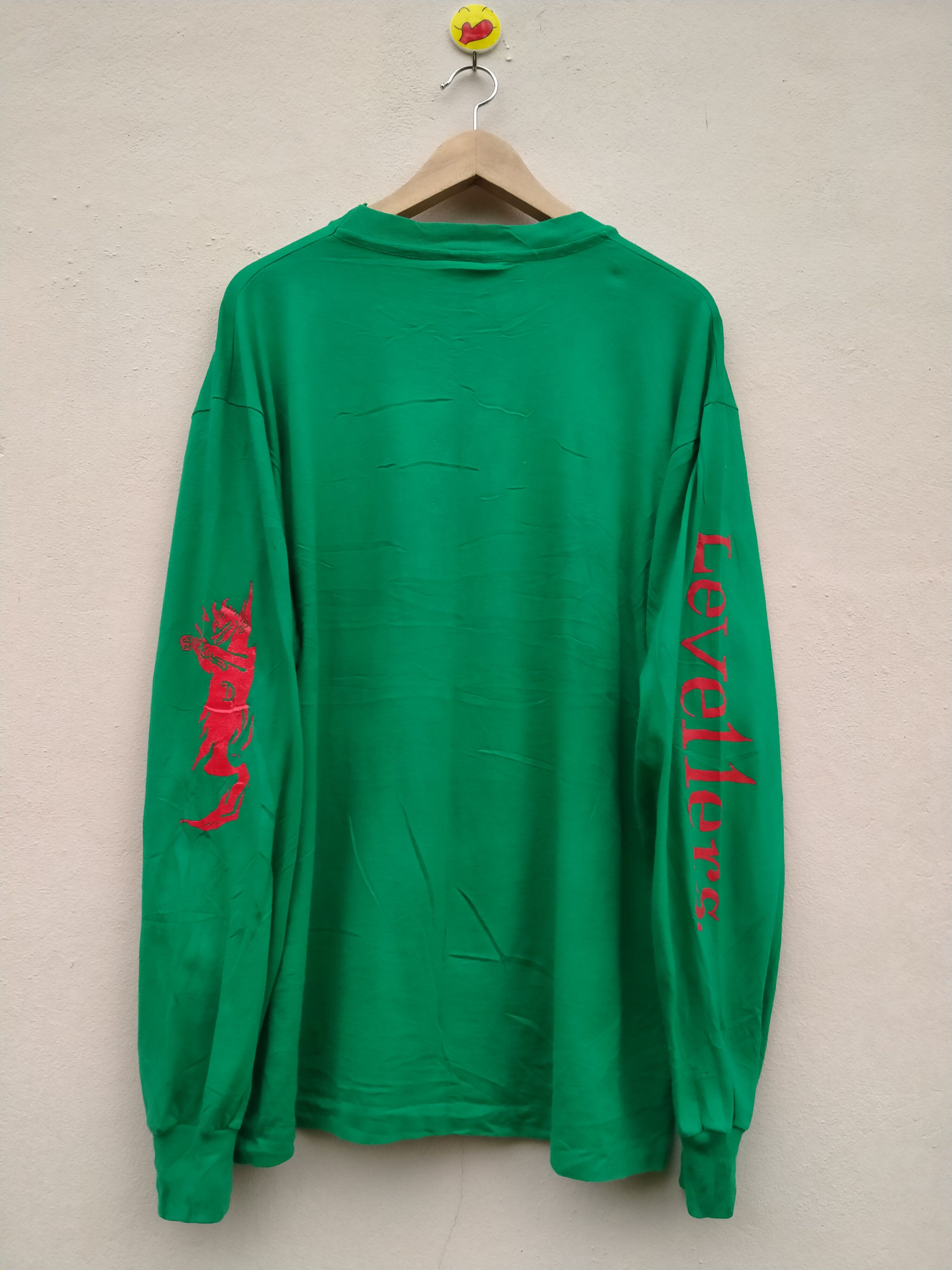 Band Tees Vintage 1993 The Levellers Brit Alternative Indie Band Size US XL / EU 56 / 4 - 2 Thumbnail