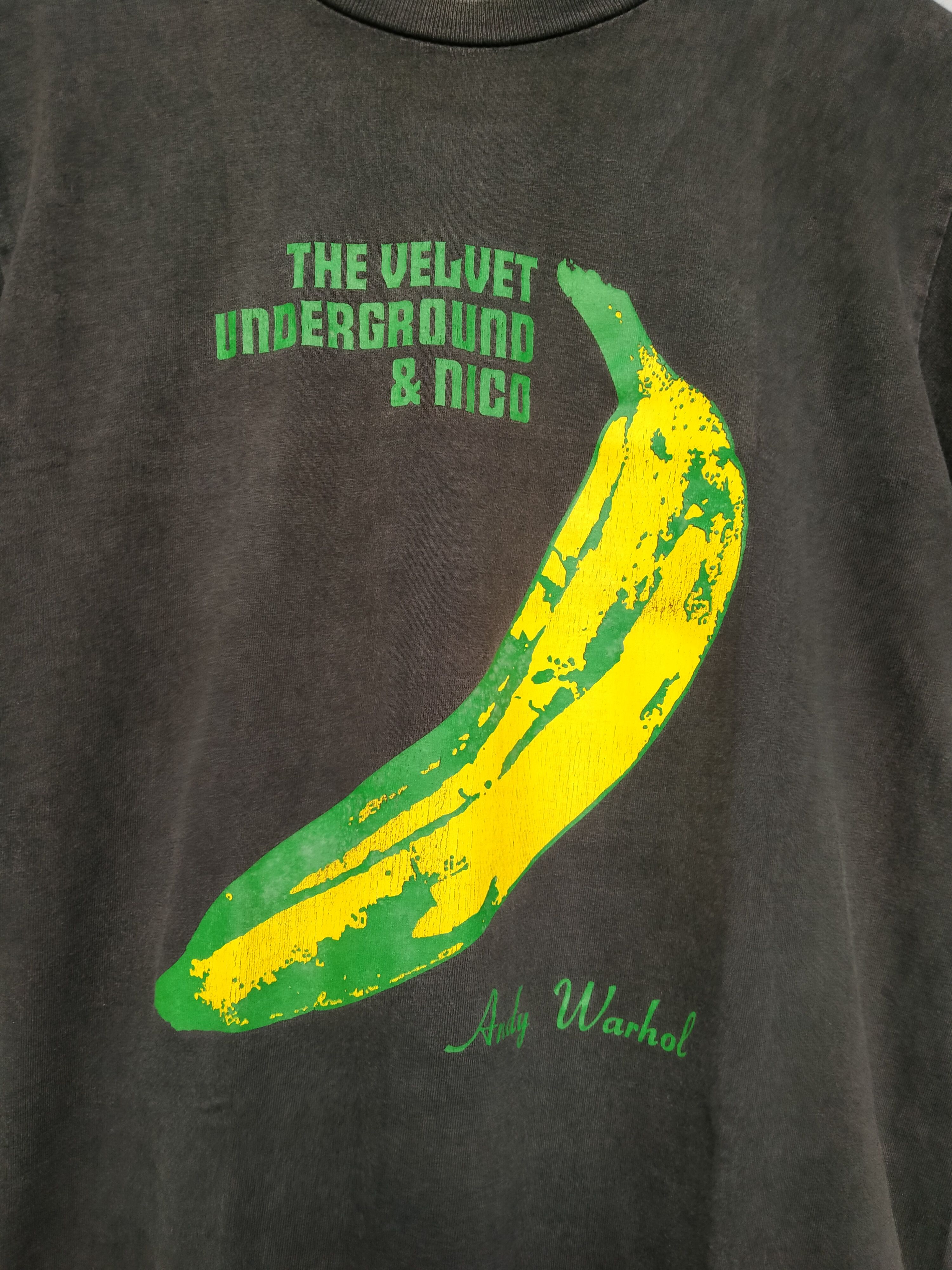 Andy Warhol Vintage Pop Art Andy Warhol The Velvet Underground & Nico Size US M / EU 48-50 / 2 - 3 Thumbnail