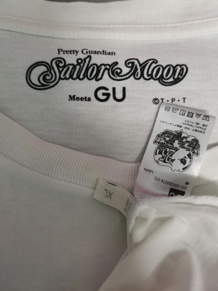 Anime Sailormoon Pretty Guardian Japan Anime Tee Akira Evangelion Size US XL / EU 56 / 4 - 3 Thumbnail