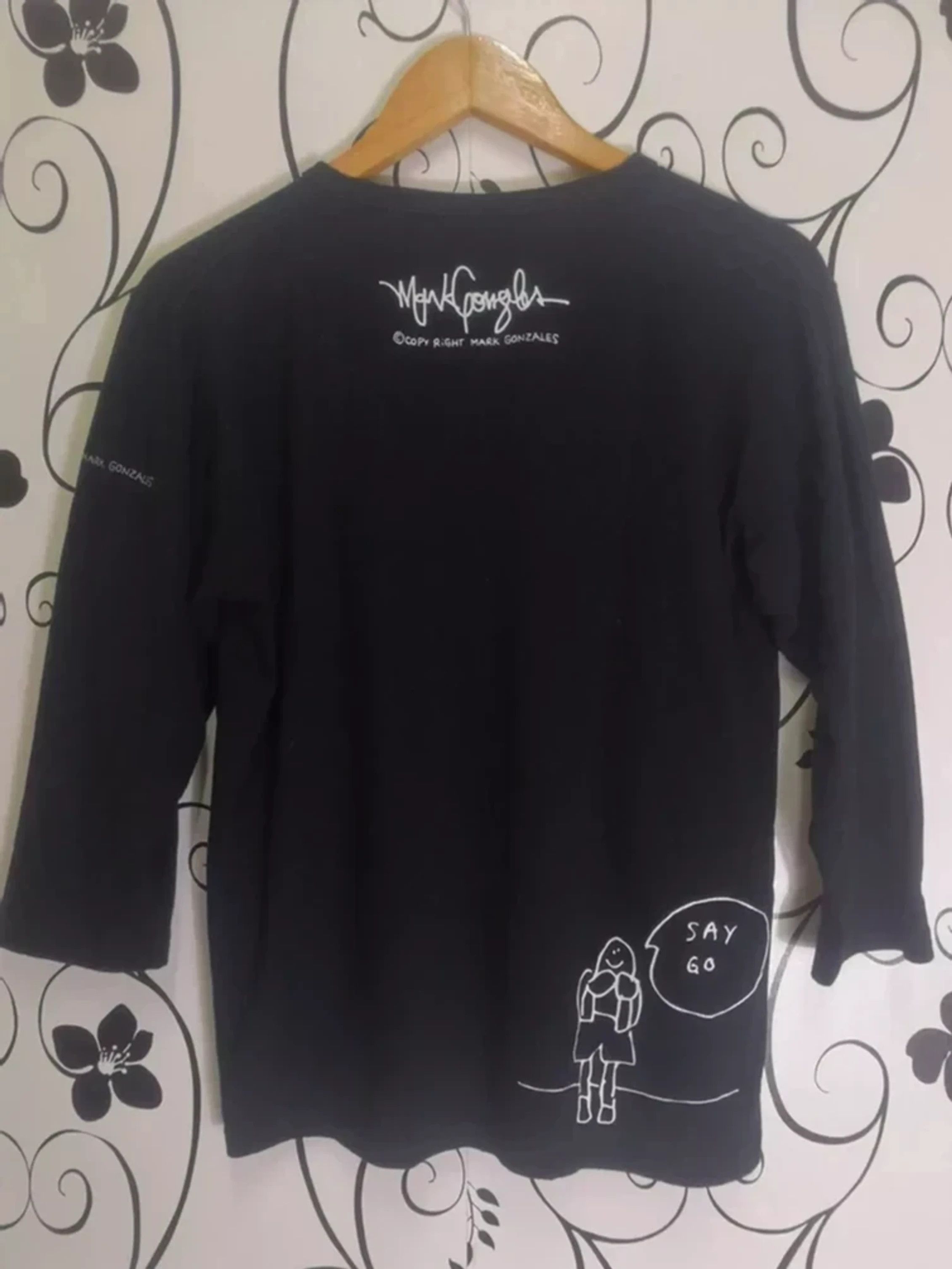 Other Mark Gonzales 3/4 T Shirt Streetwear Skateboard Nigo Size US M / EU 48-50 / 2 - 2 Thumbnail