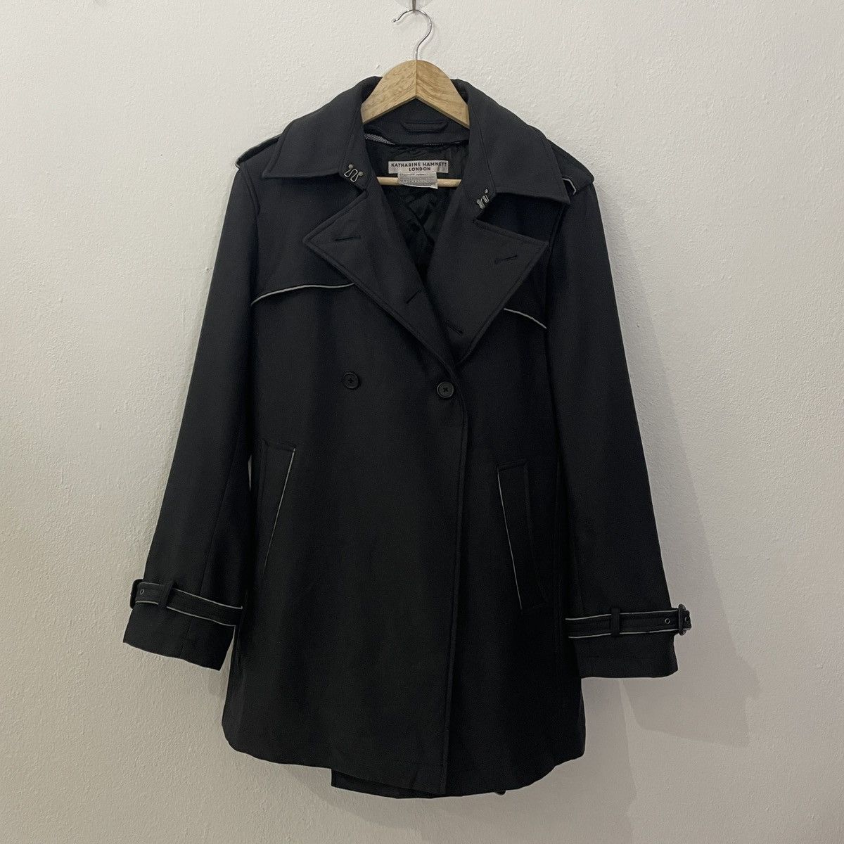 Vintage Katharine Hamnett London Trench Coat Jacket