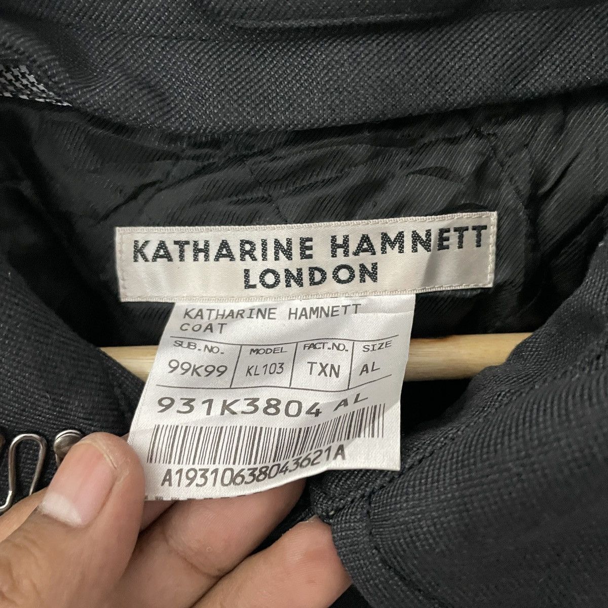 Katharine Hamnett London Vintage Katharine Hamnett London Trench Coat Jacket Size US M / EU 48-50 / 2 - 6 Thumbnail