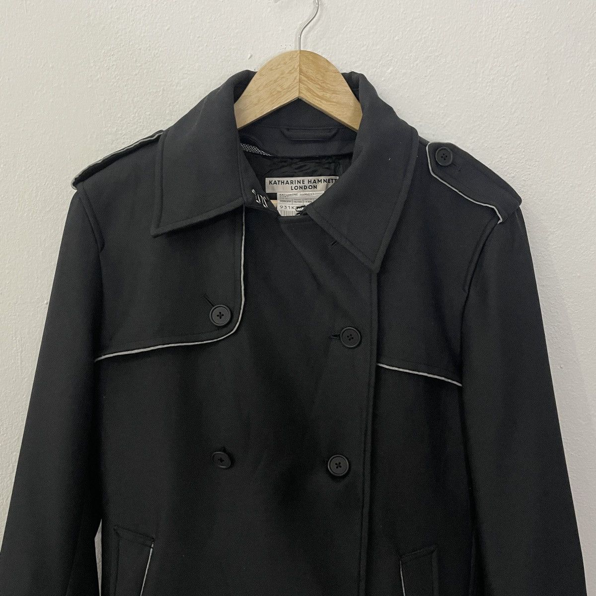 Katharine Hamnett London Vintage Katharine Hamnett London Trench Coat Jacket Size US M / EU 48-50 / 2 - 5 Thumbnail