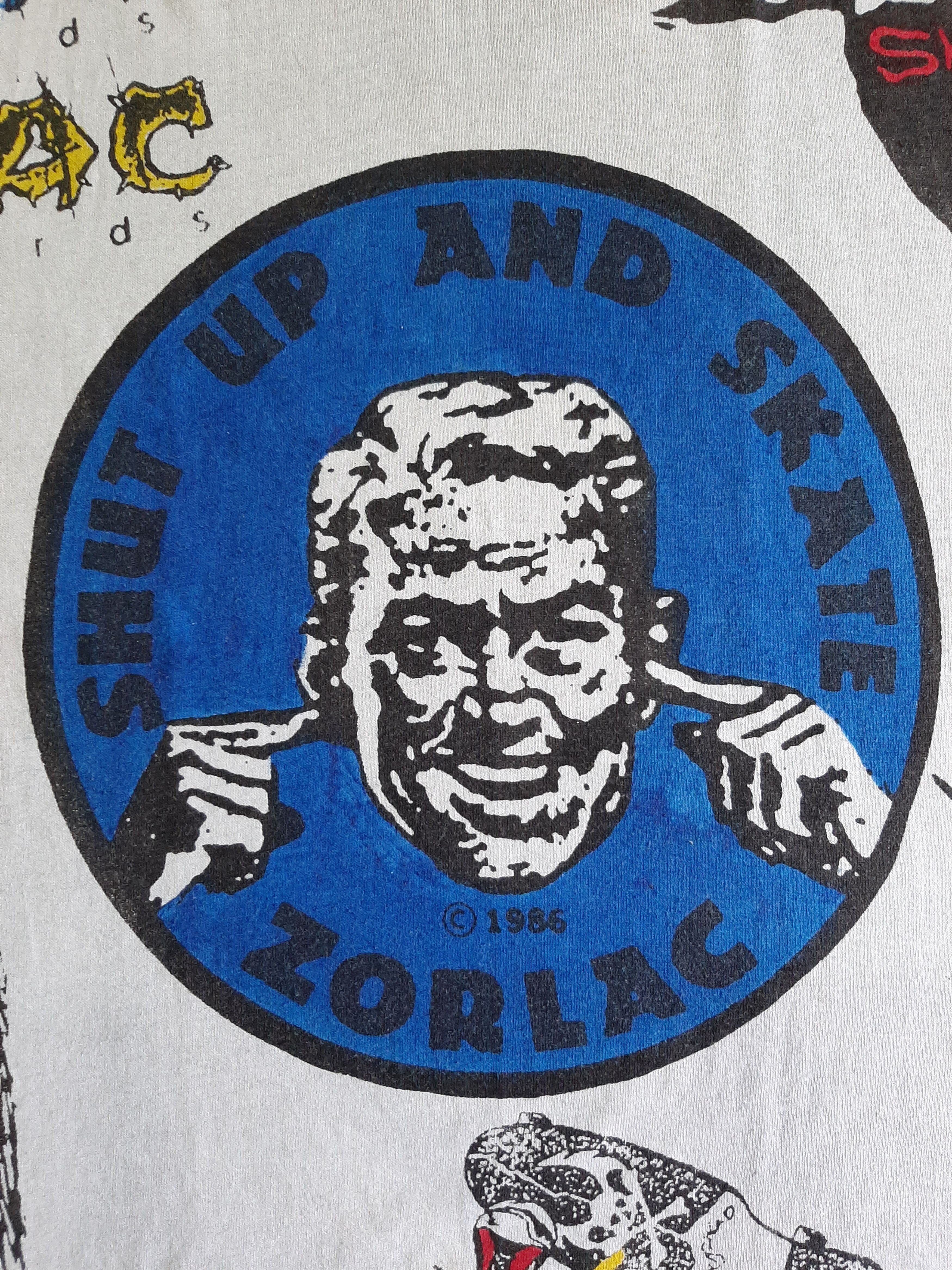 Vintage 💥Vintage Skate 80s Archive Iconic Piece of Zorlac Pushead Size US M / EU 48-50 / 2 - 5 Thumbnail