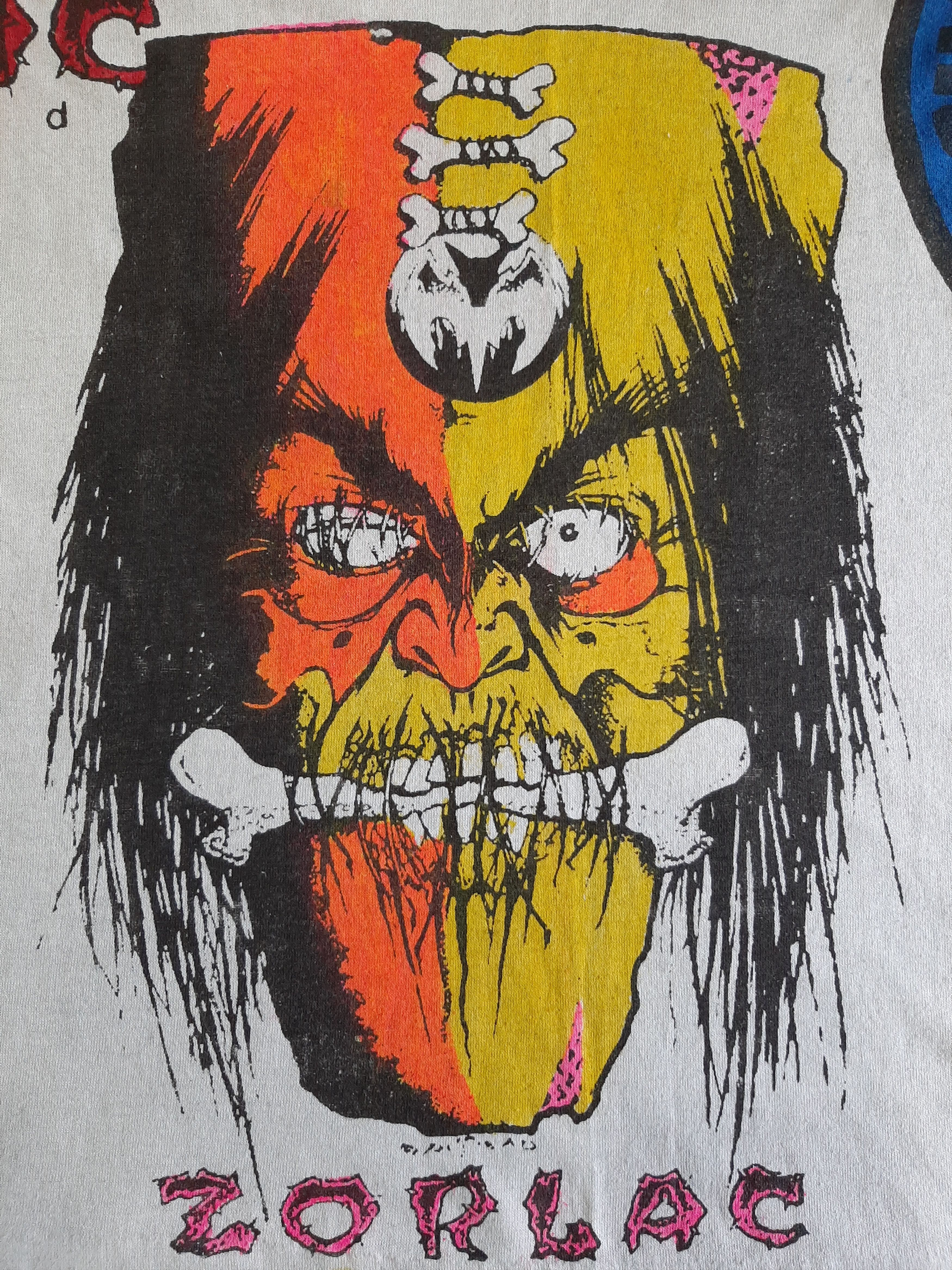 Vintage 💥Vintage Skate 80s Archive Iconic Piece of Zorlac Pushead Size US M / EU 48-50 / 2 - 16 Thumbnail