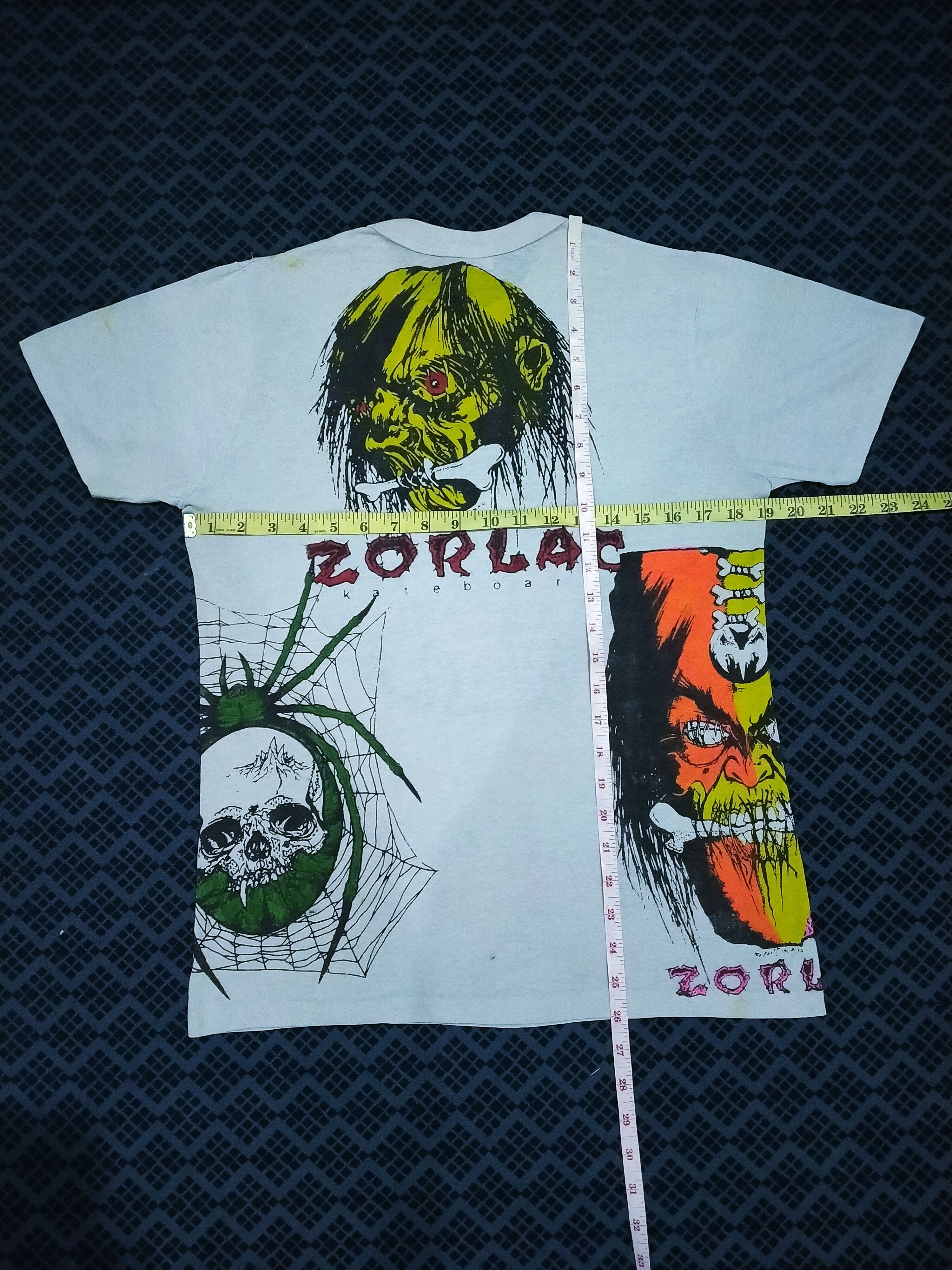 Vintage 💥Vintage Skate 80s Archive Iconic Piece of Zorlac Pushead Size US M / EU 48-50 / 2 - 22 Thumbnail