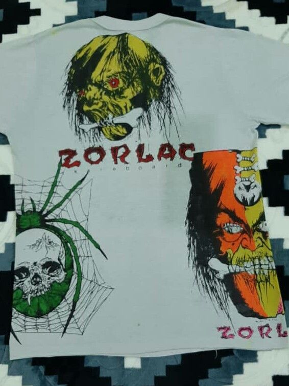 Vintage 💥Vintage Skate 80s Archive Iconic Piece of Zorlac Pushead Size US M / EU 48-50 / 2 - 4 Thumbnail