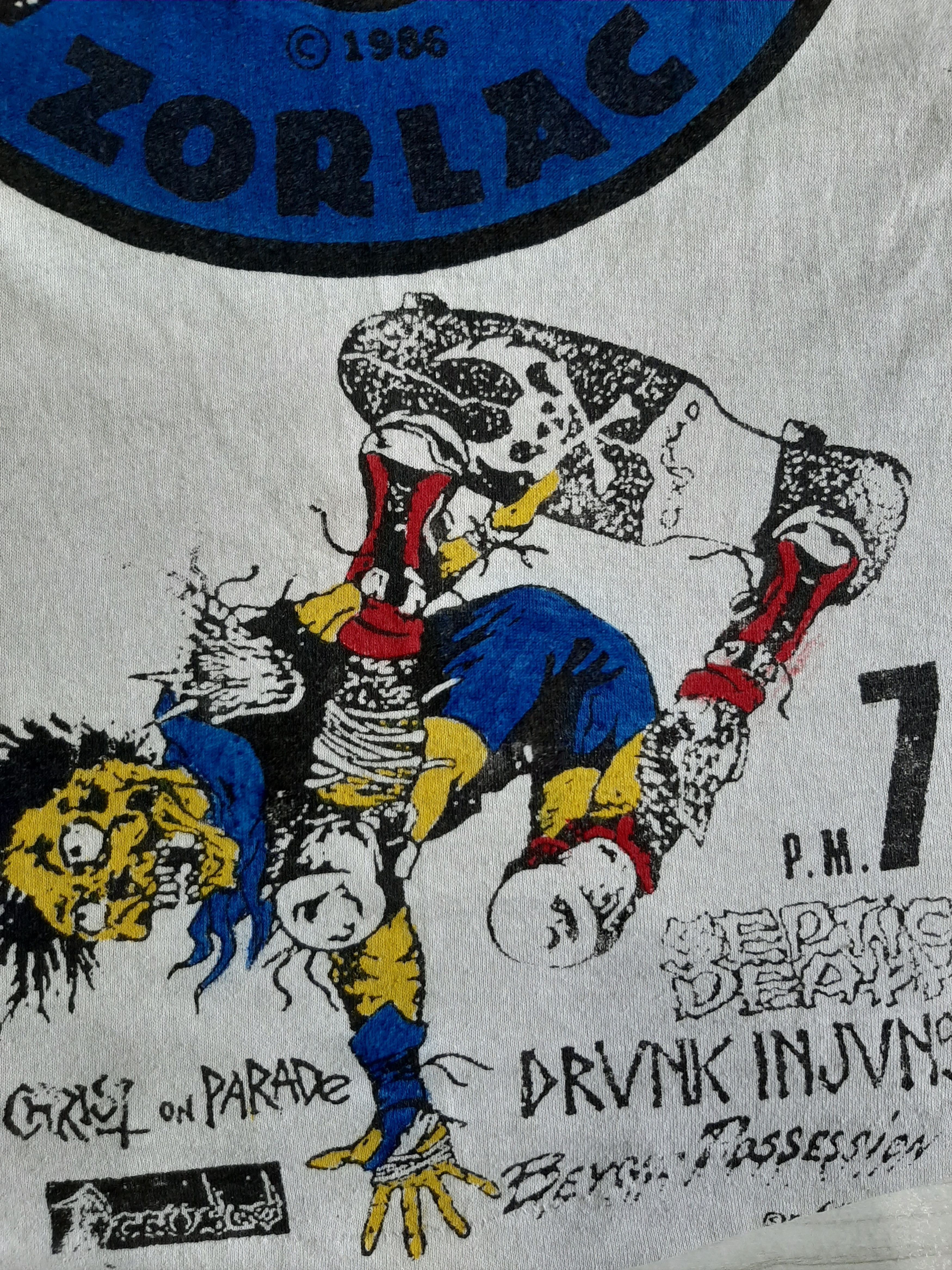Vintage 💥Vintage Skate 80s Archive Iconic Piece of Zorlac Pushead Size US M / EU 48-50 / 2 - 8 Thumbnail