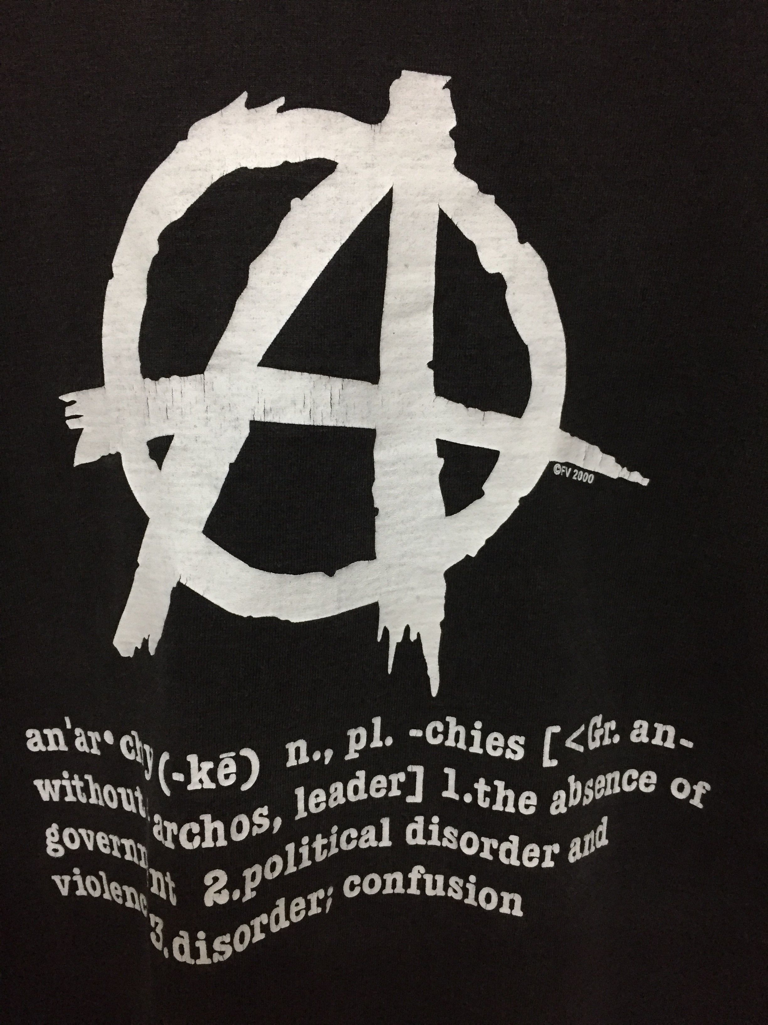 Vintage Anarchy raf Simons philosophy tee Size US M / EU 48-50 / 2 - 5 Thumbnail