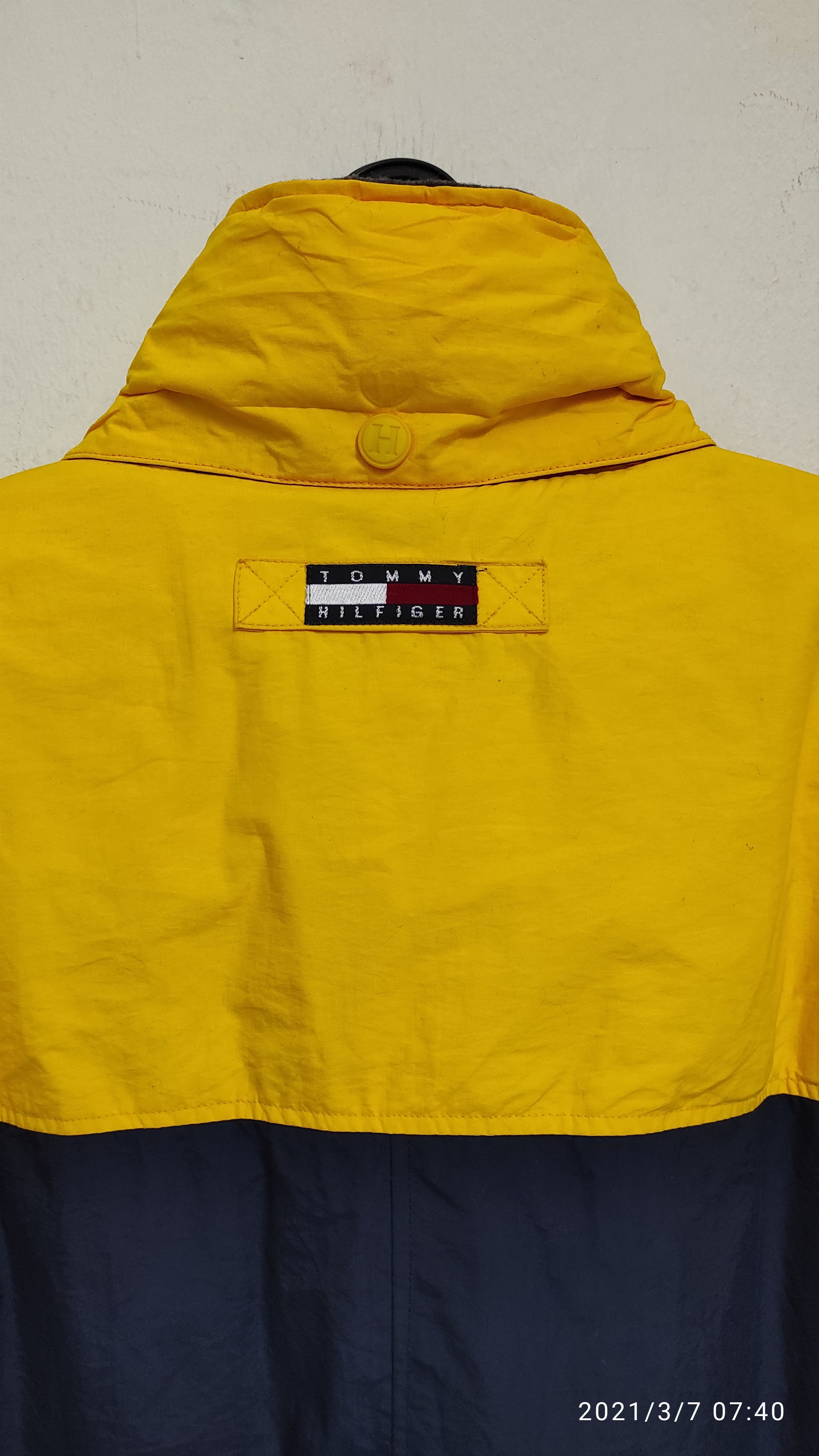 Tommy Hilfiger 90's Tommy Hilfiger Duck Down Puffer Anorak hidden Jacket Size US XL / EU 56 / 4 - 11 Thumbnail