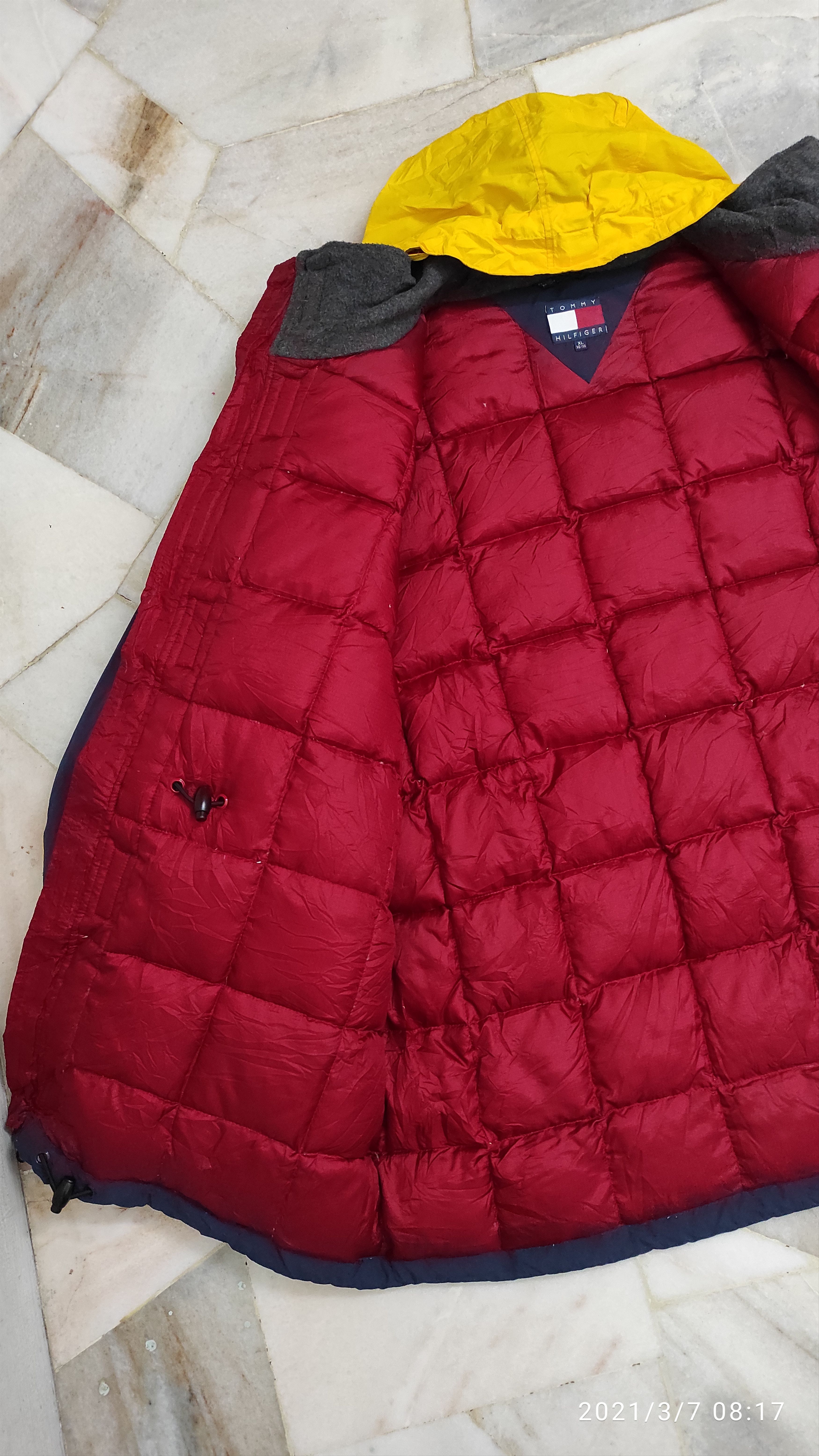 Tommy Hilfiger 90's Tommy Hilfiger Duck Down Puffer Anorak hidden Jacket Size US XL / EU 56 / 4 - 15 Thumbnail