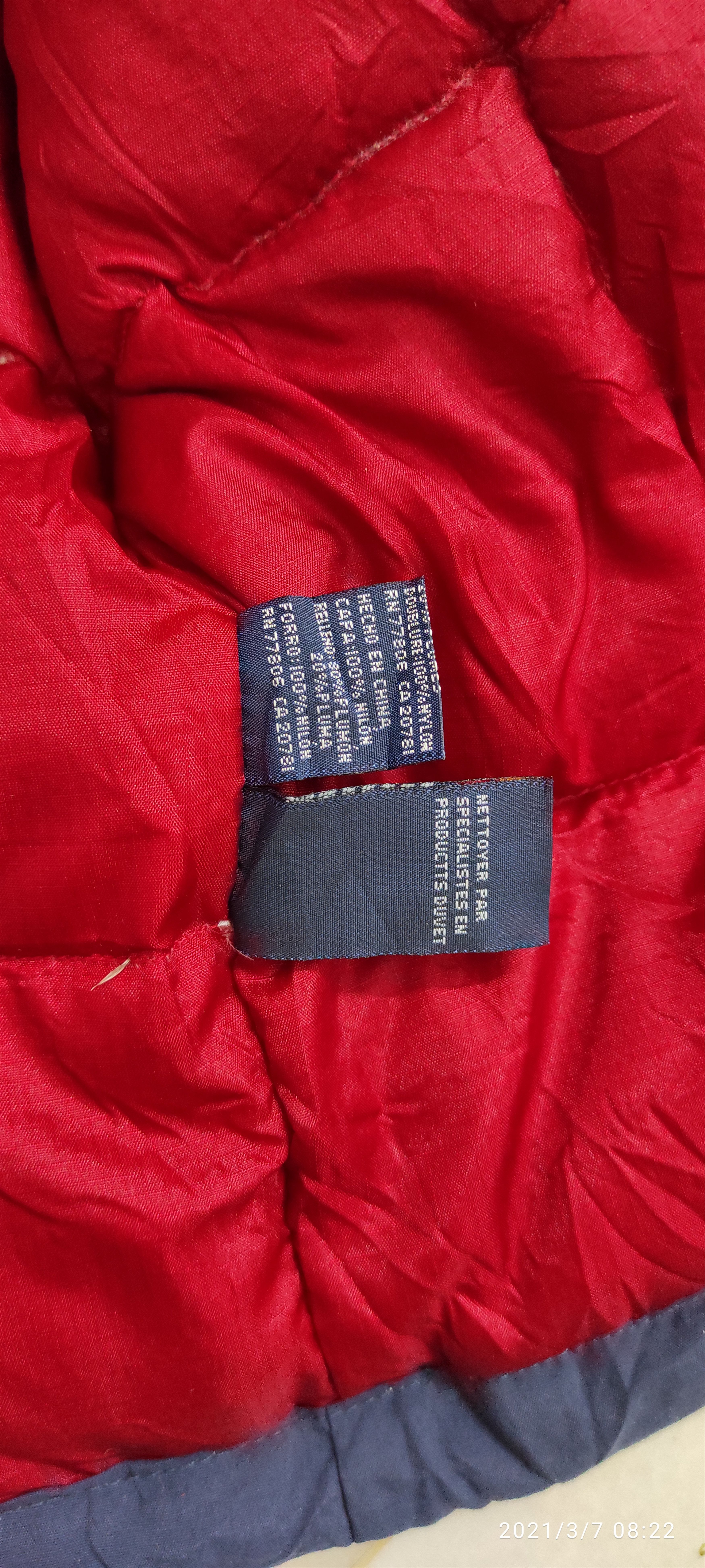 Tommy Hilfiger 90's Tommy Hilfiger Duck Down Puffer Anorak hidden Jacket Size US XL / EU 56 / 4 - 5 Thumbnail