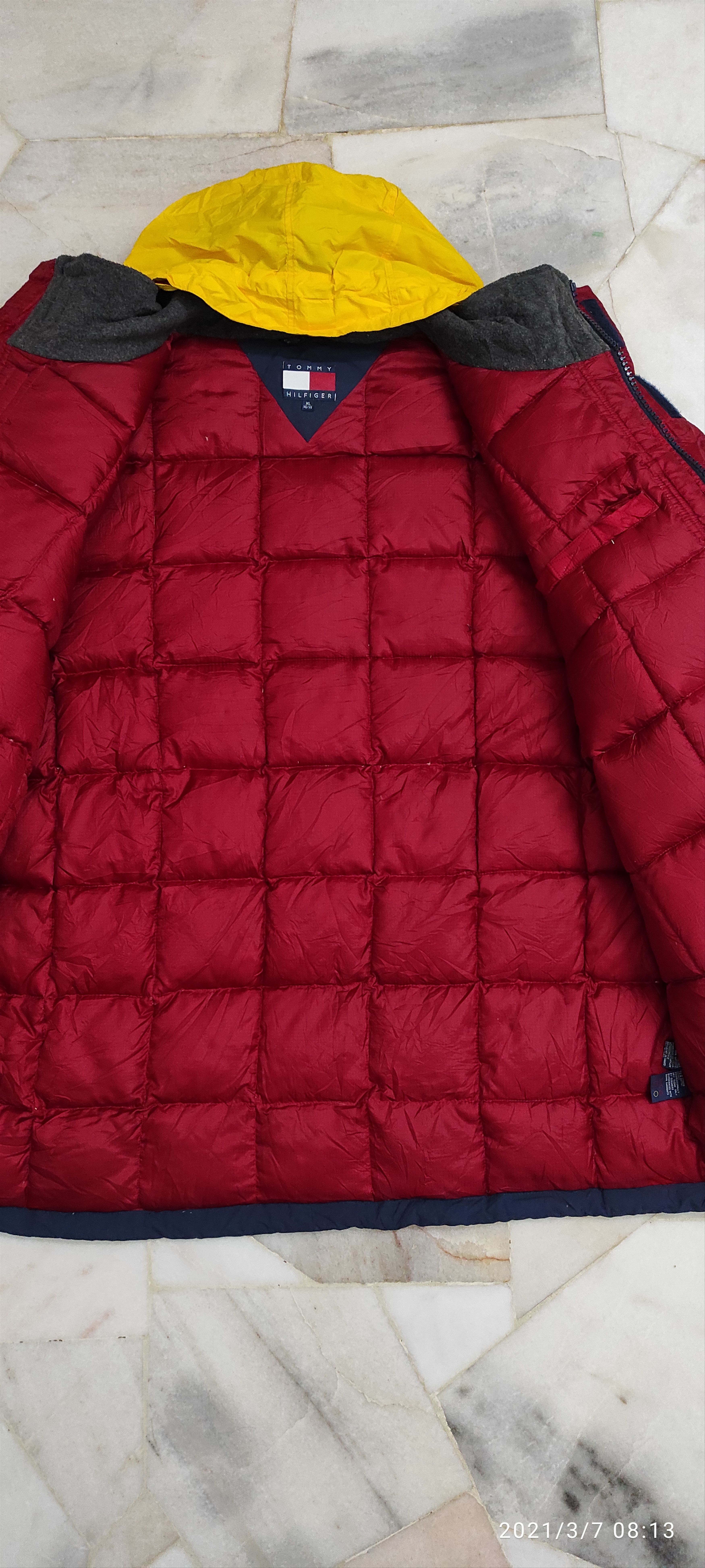 Tommy Hilfiger 90's Tommy Hilfiger Duck Down Puffer Anorak hidden Jacket Size US XL / EU 56 / 4 - 13 Thumbnail