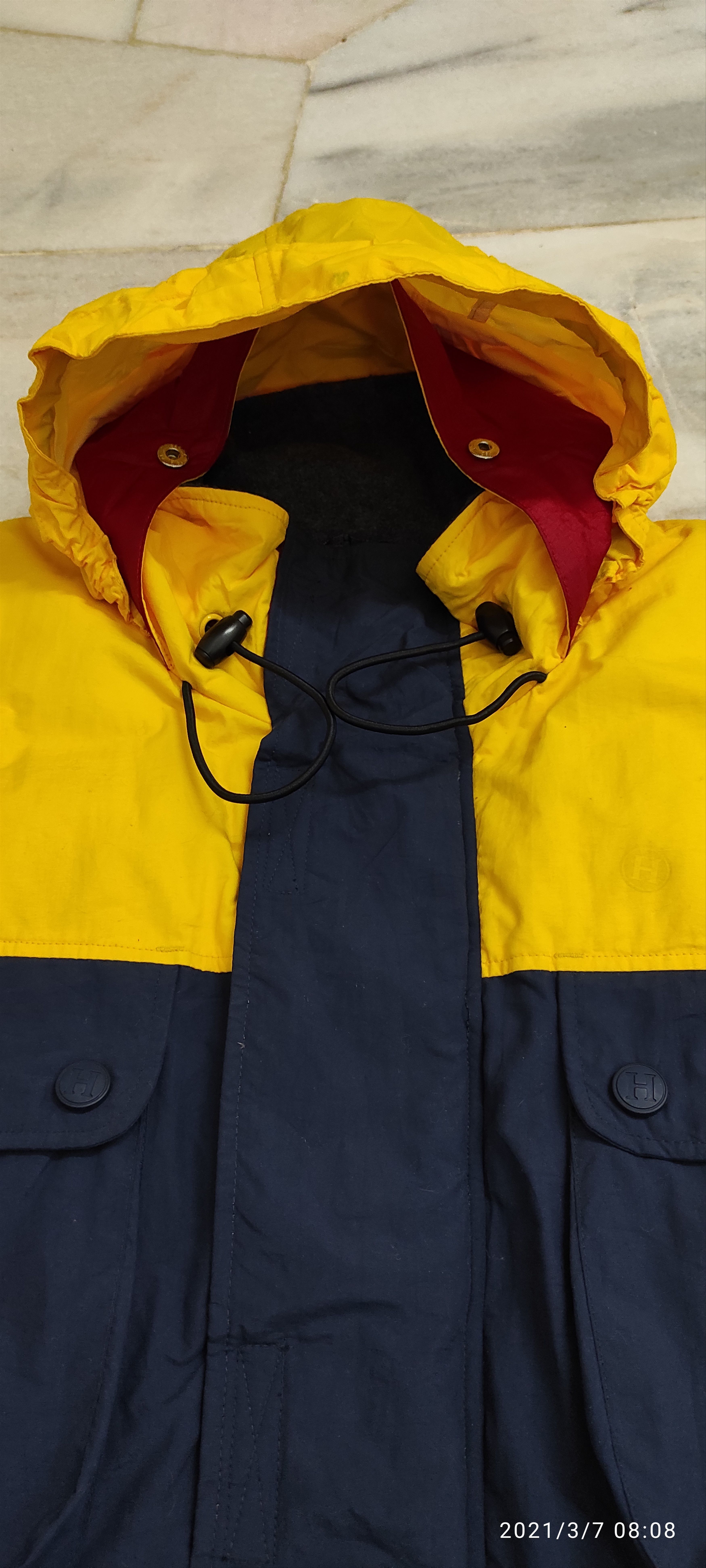 Tommy Hilfiger 90's Tommy Hilfiger Duck Down Puffer Anorak hidden Jacket Size US XL / EU 56 / 4 - 10 Thumbnail