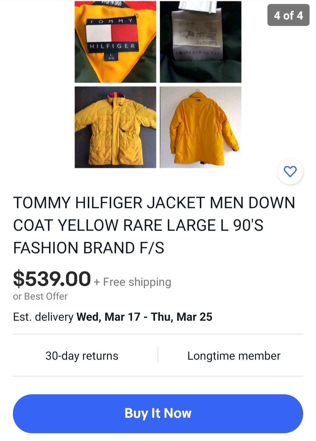 Tommy Hilfiger 90's Tommy Hilfiger Duck Down Puffer Anorak hidden Jacket Size US XL / EU 56 / 4 - 21 Thumbnail
