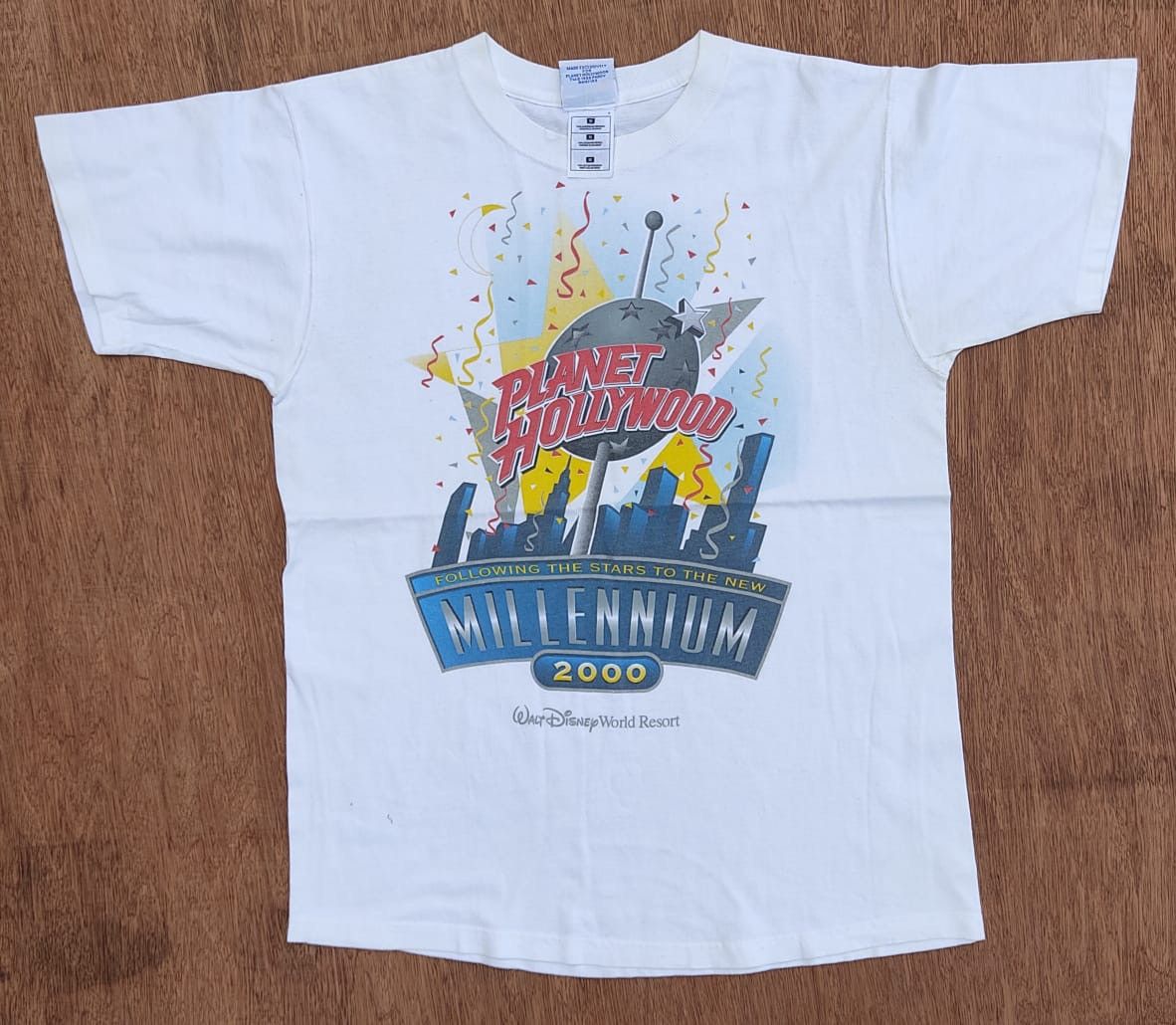 Planet Hollywood × Vintage vintage tee planet hollywood C7 Size US M / EU 48-50 / 2 - 1 Thumbnail