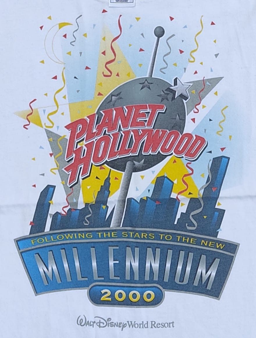 Planet Hollywood × Vintage vintage tee planet hollywood C7 Size US M / EU 48-50 / 2 - 2 Thumbnail