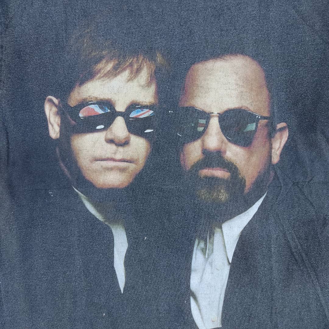 Band Tees × Vintage Vintage Face to Face Elton John Billy Joel tour tee Size US L / EU 52-54 / 3 - 1 Thumbnail
