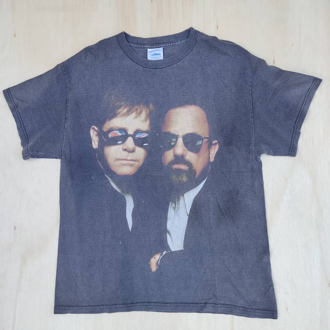 Band Tees × Vintage Vintage Face to Face Elton John Billy Joel tour tee Size US L / EU 52-54 / 3 - 2 Thumbnail