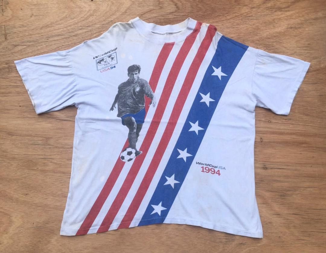 Vintage vintage tee D - 17 fifa world cup usa 94 Size US L / EU 52-54 / 3 - 1 Thumbnail