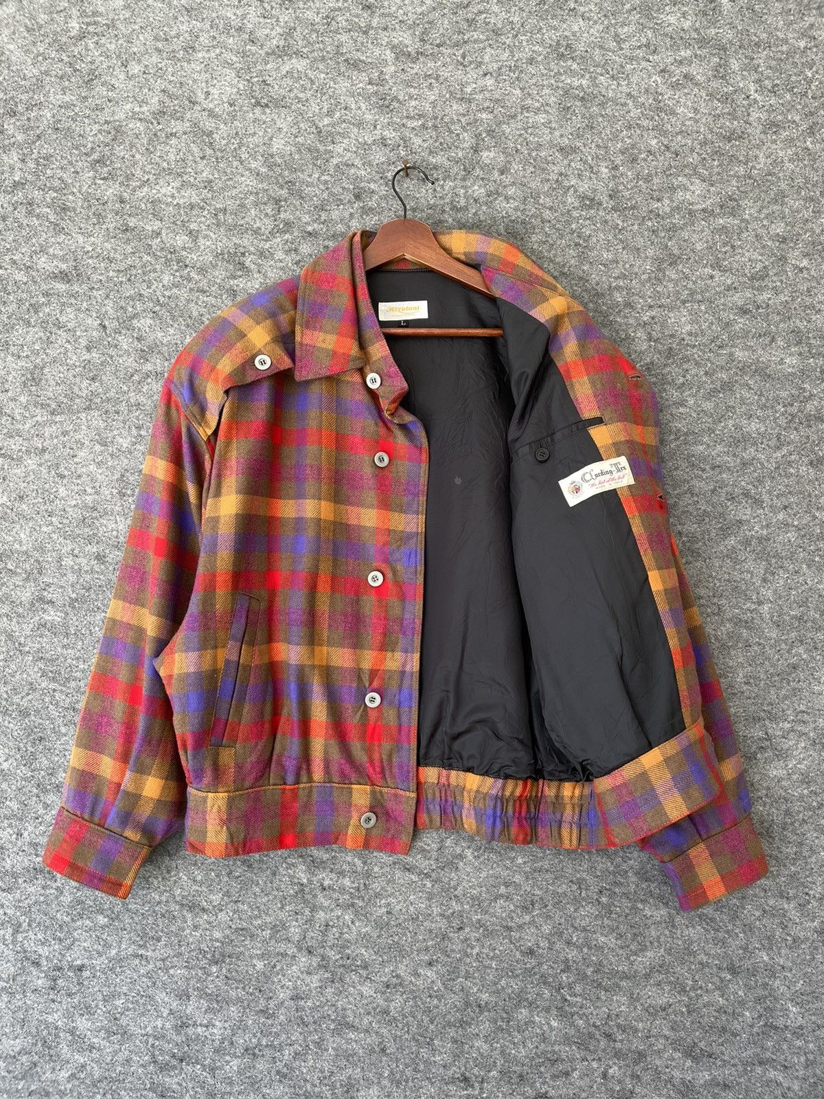 Japanese Brand × Vintage VINTAGE MIZUTANI TARTAN JACKET Size US L / EU 52-54 / 3 - 5 Thumbnail