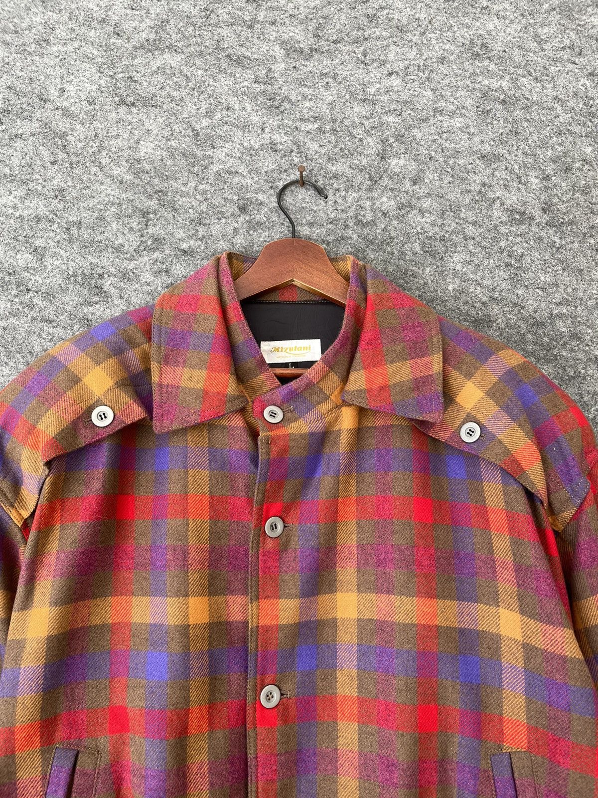 Japanese Brand × Vintage VINTAGE MIZUTANI TARTAN JACKET Size US L / EU 52-54 / 3 - 2 Thumbnail