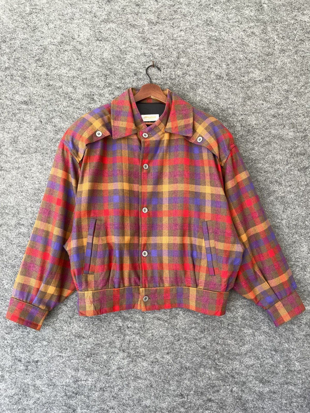 Japanese Brand × Vintage VINTAGE MIZUTANI TARTAN JACKET Size US L / EU 52-54 / 3 - 1 Thumbnail