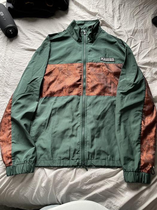 Pleasures brick tech online track jacket