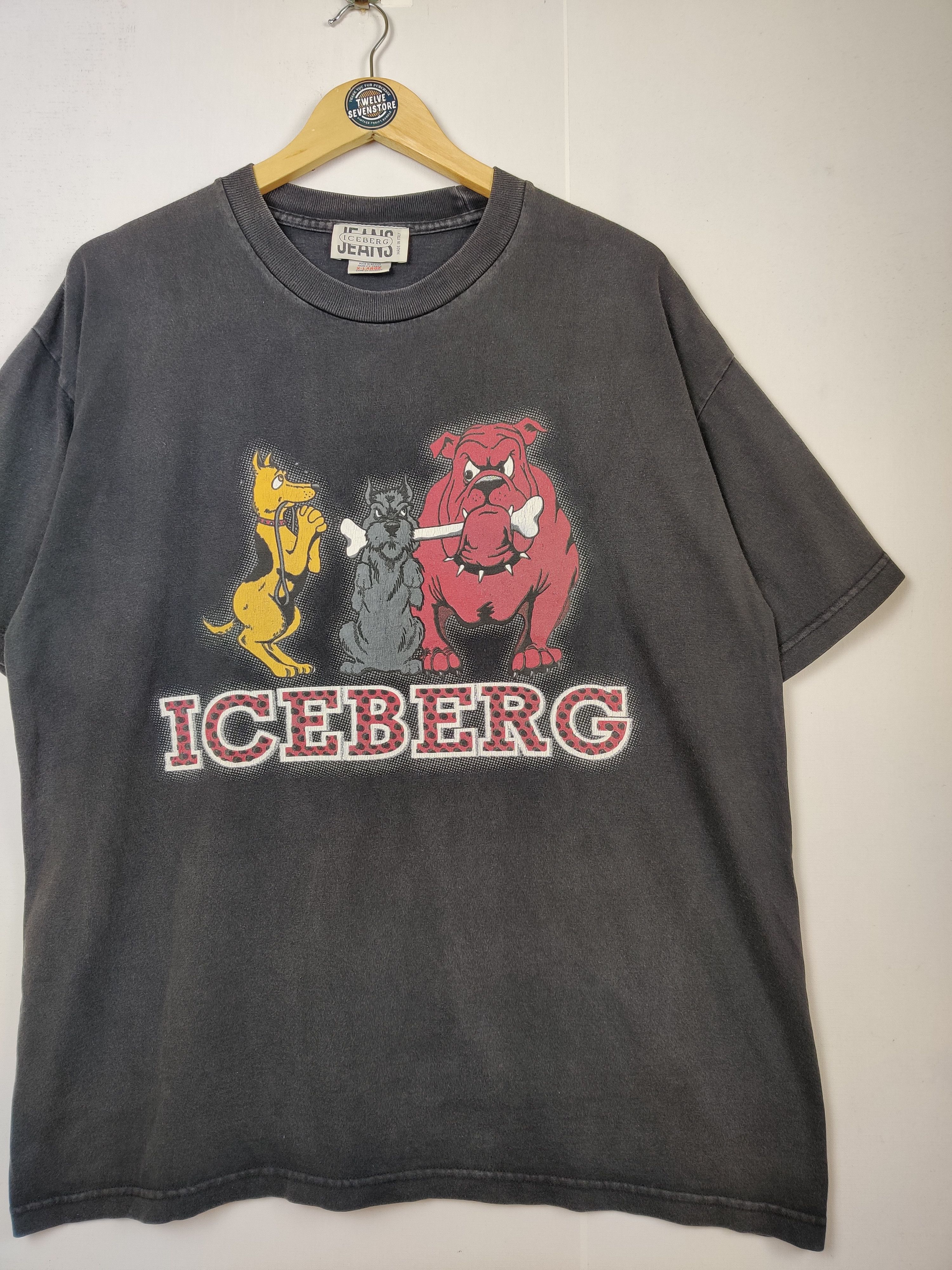 Iceberg Vintage Iceberg Jeans Bull Dog Tee Tshirt Size US XL / EU 56 / 4 - 3 Thumbnail
